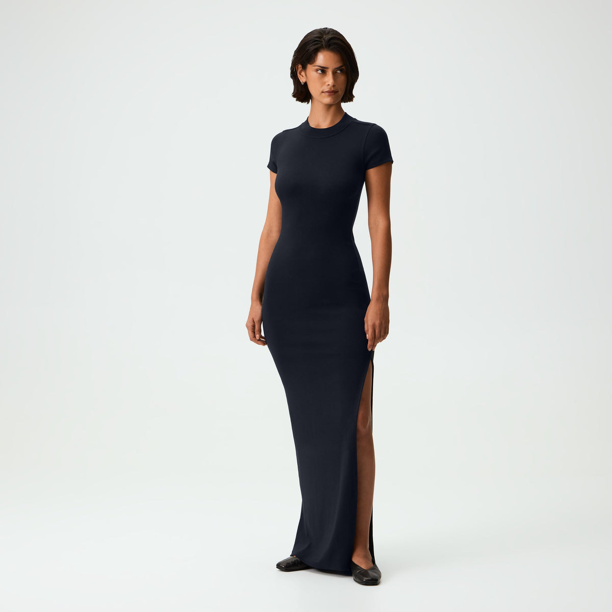 Kith Women Arys High Cut Maxi Dress - Black - PH