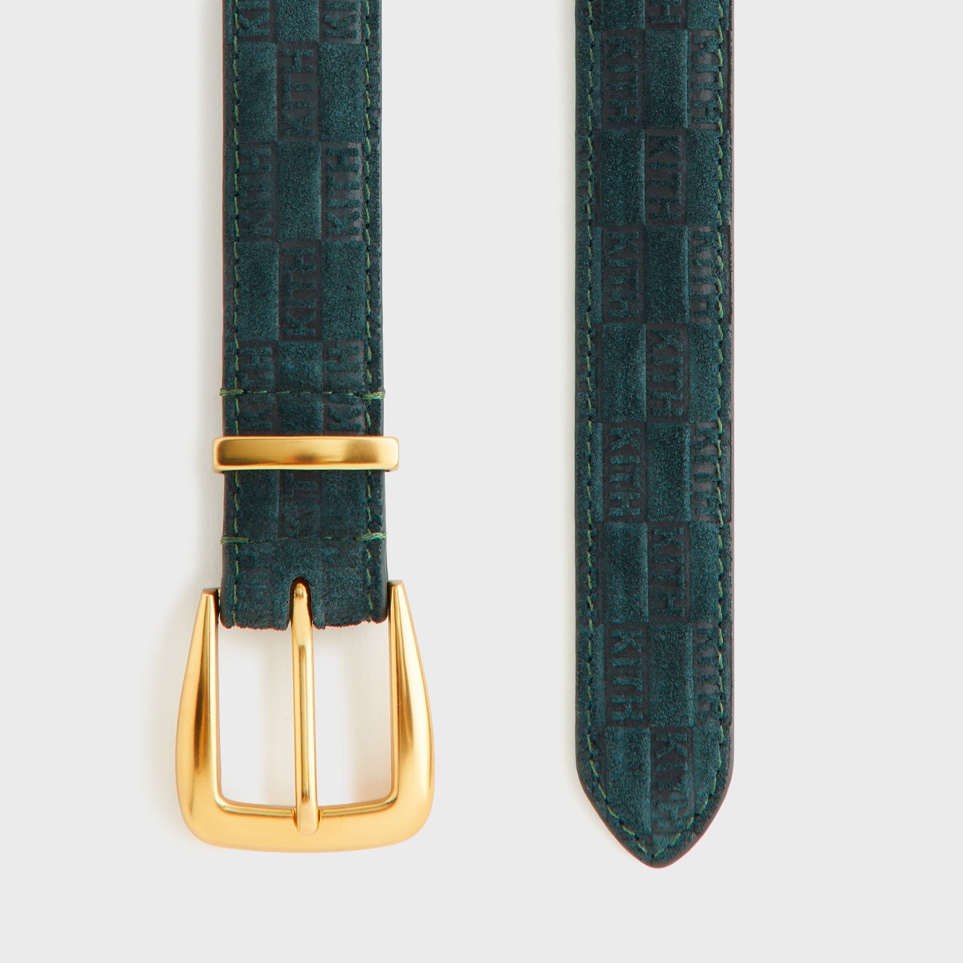 Kith Women Monogram Debossed Suede Belt - Stadium - PH