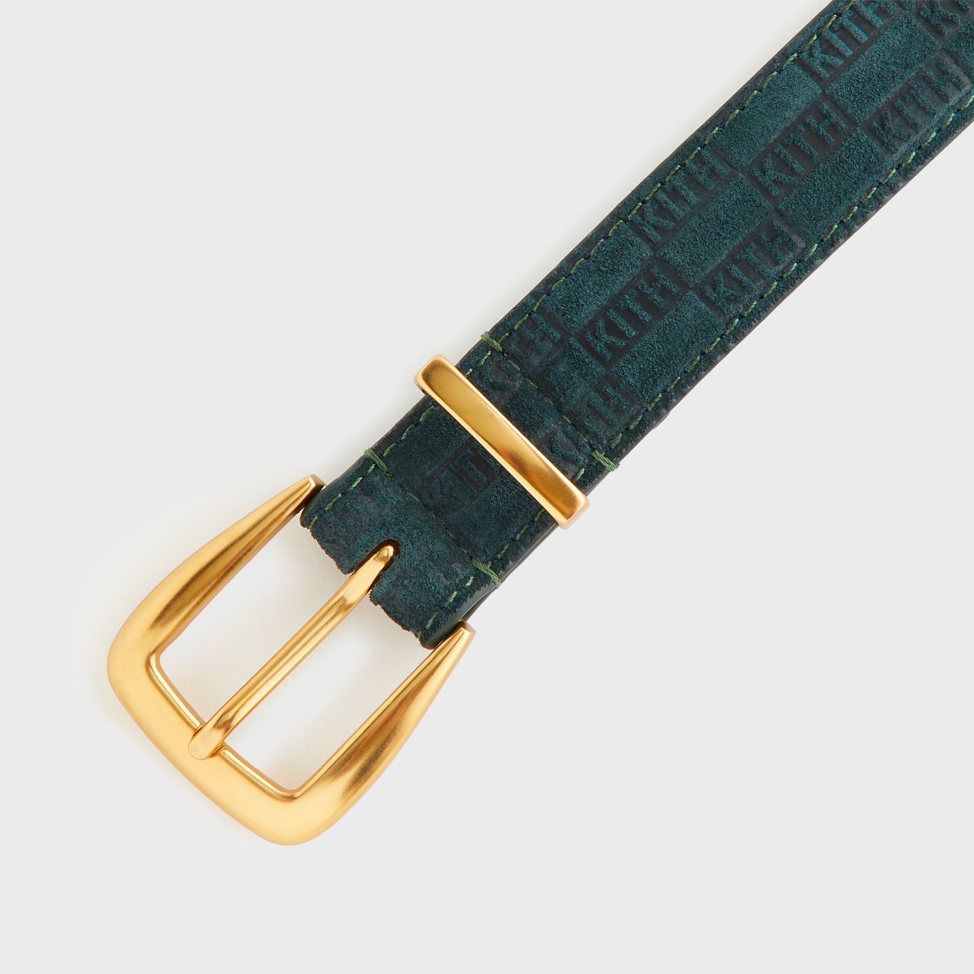 Kith Women Monogram Debossed Suede Belt - Stadium - PH