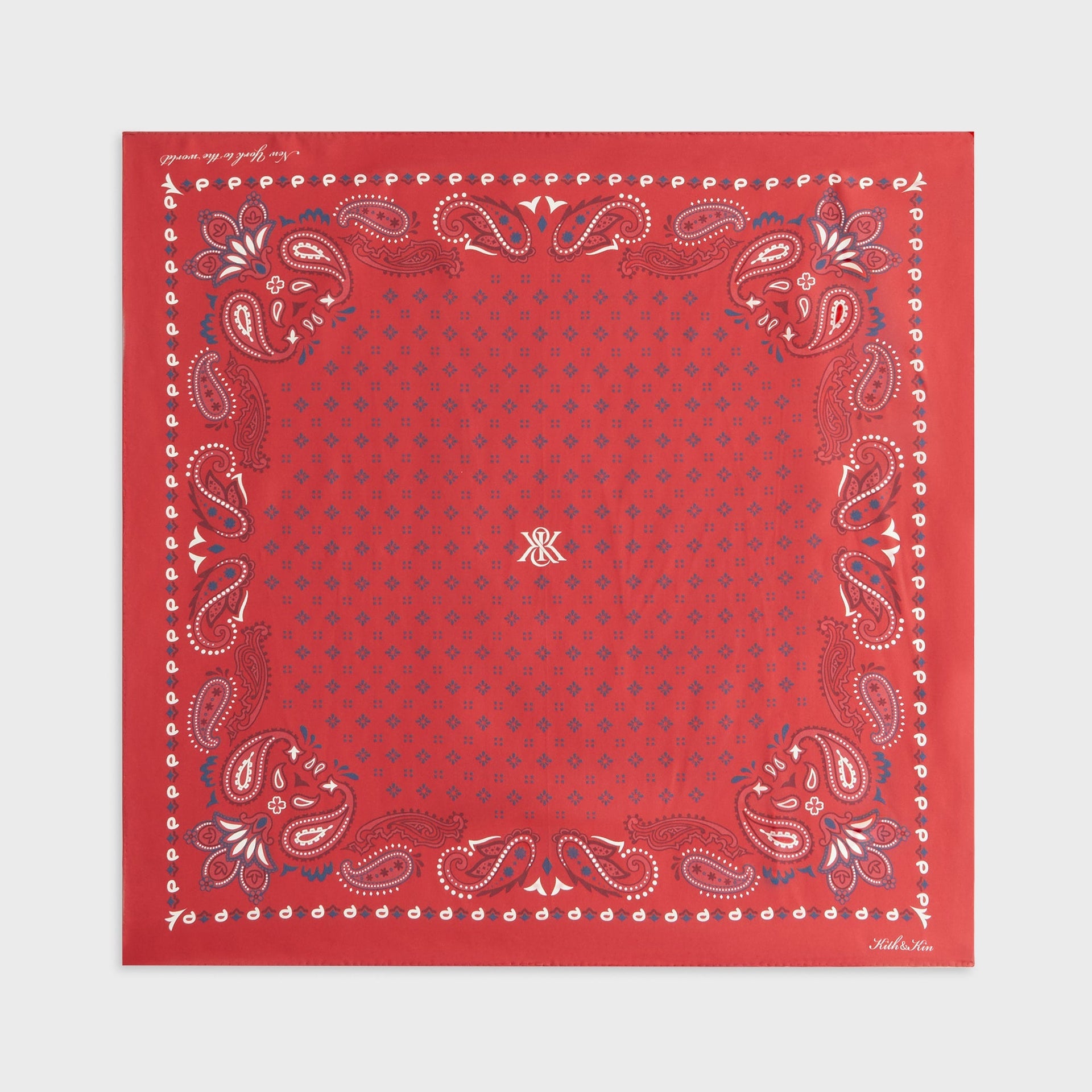 Kith Women Printed Paisley Silk Bandana - Allure - PH