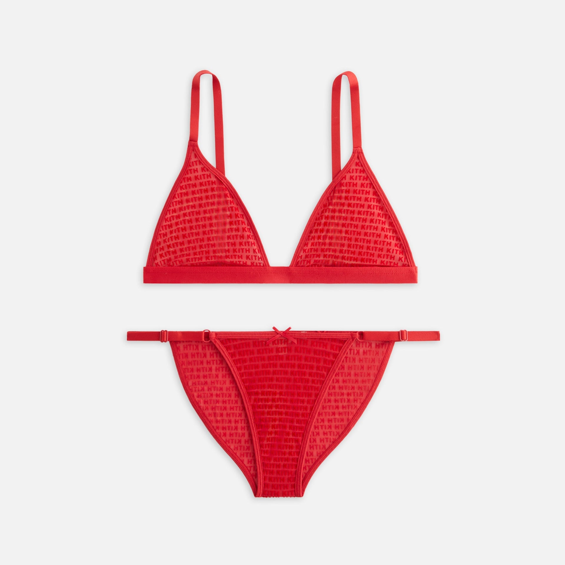 Kith Women Bra & Cheeky Set - Cherry Bomb