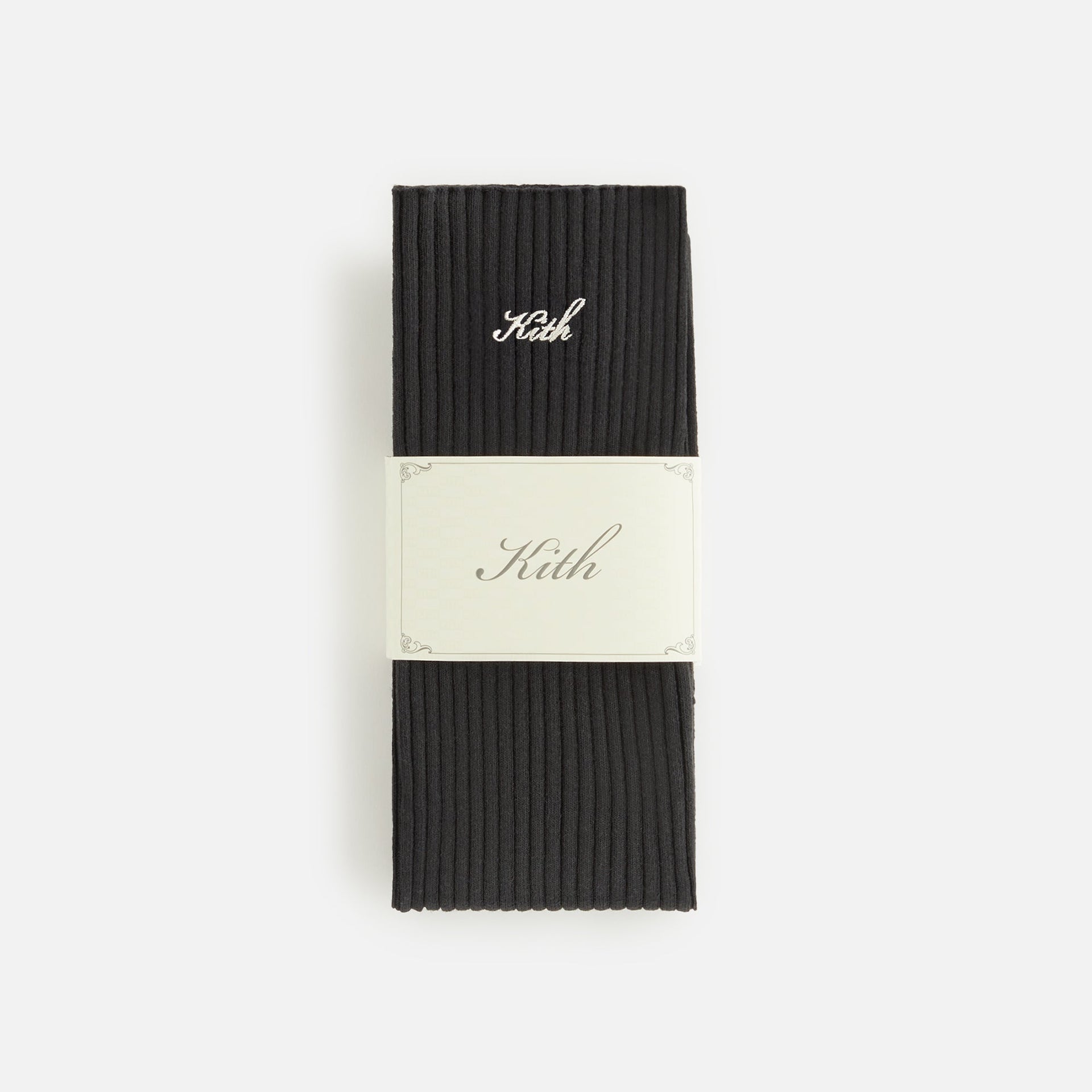 Kith Women Script Logo Leg Warmer - Black