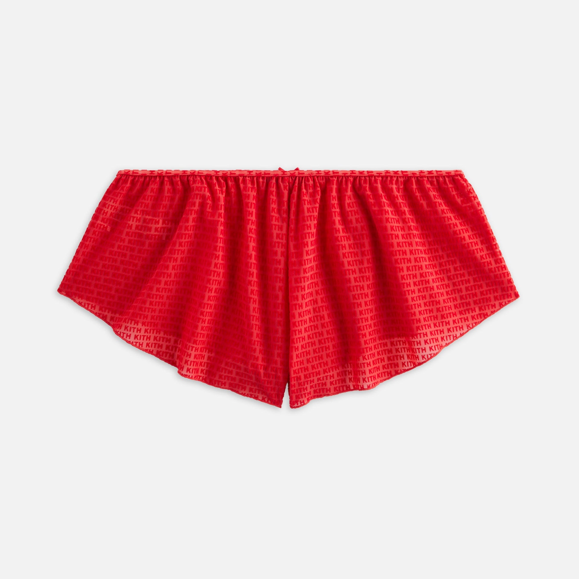 Kith Women Mesh Tap Shorty - Cherry Bomb