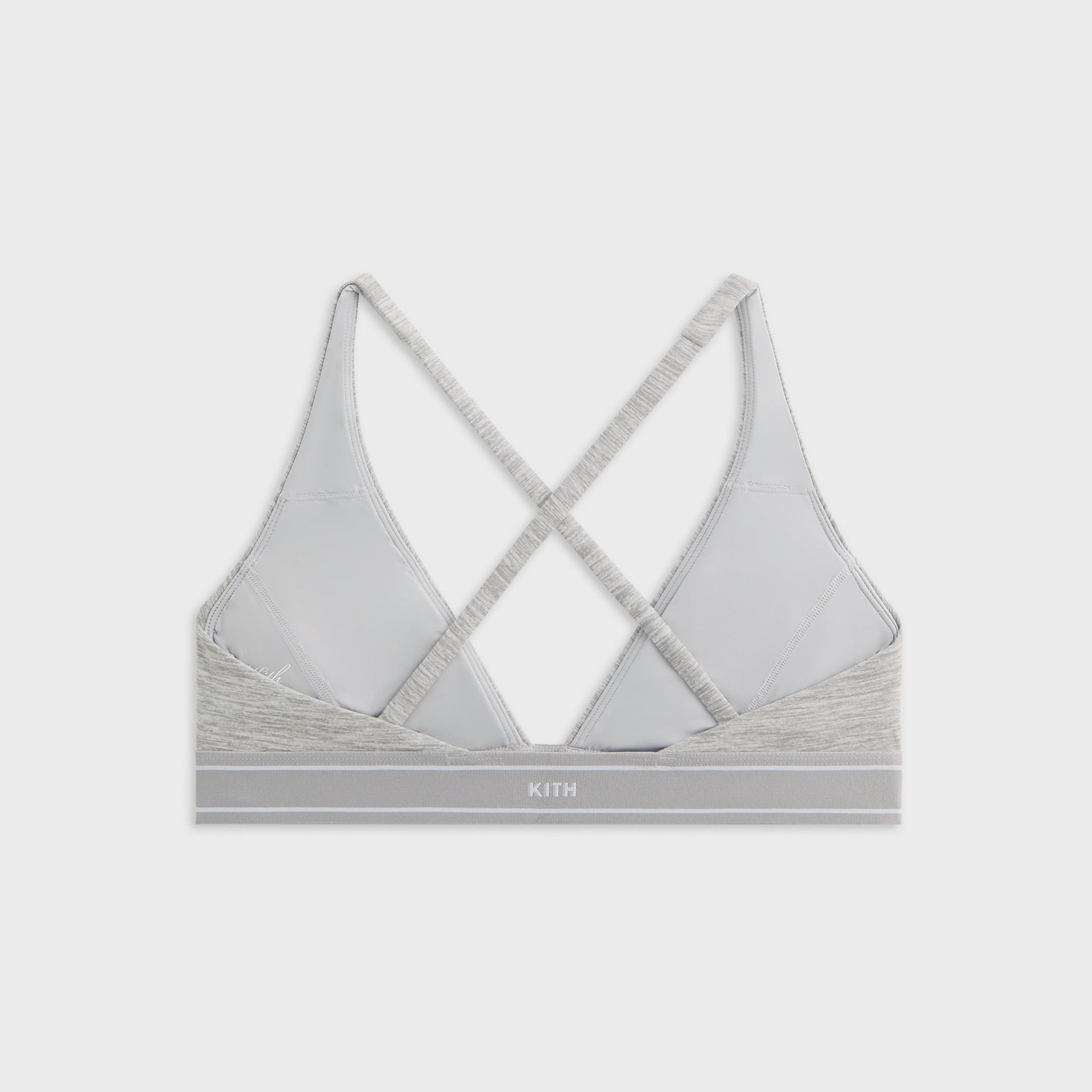 Kith Women Cay Plunge Active Bra - Cool Heather Grey - PH