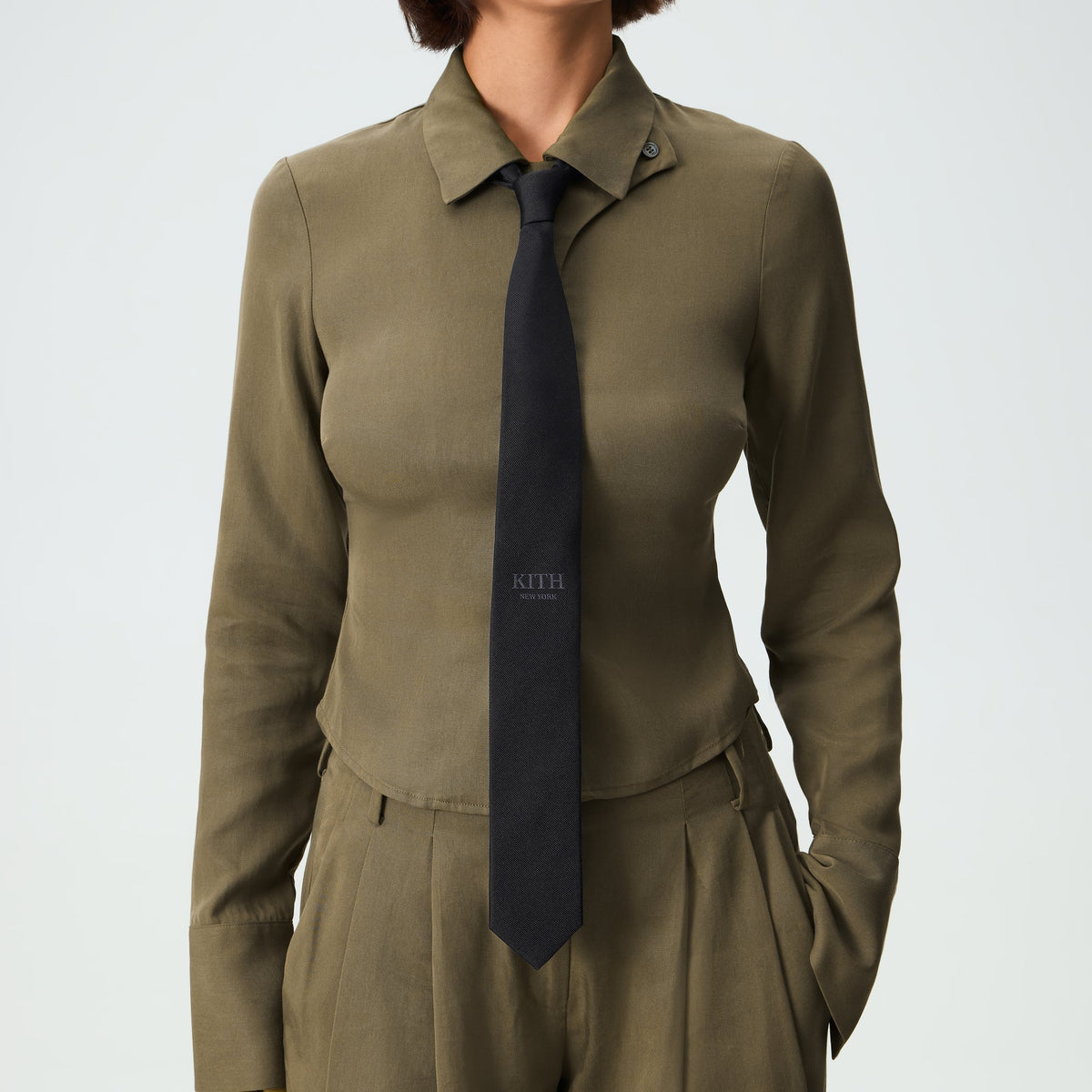 Kith Women Serif Tie - Black - PH