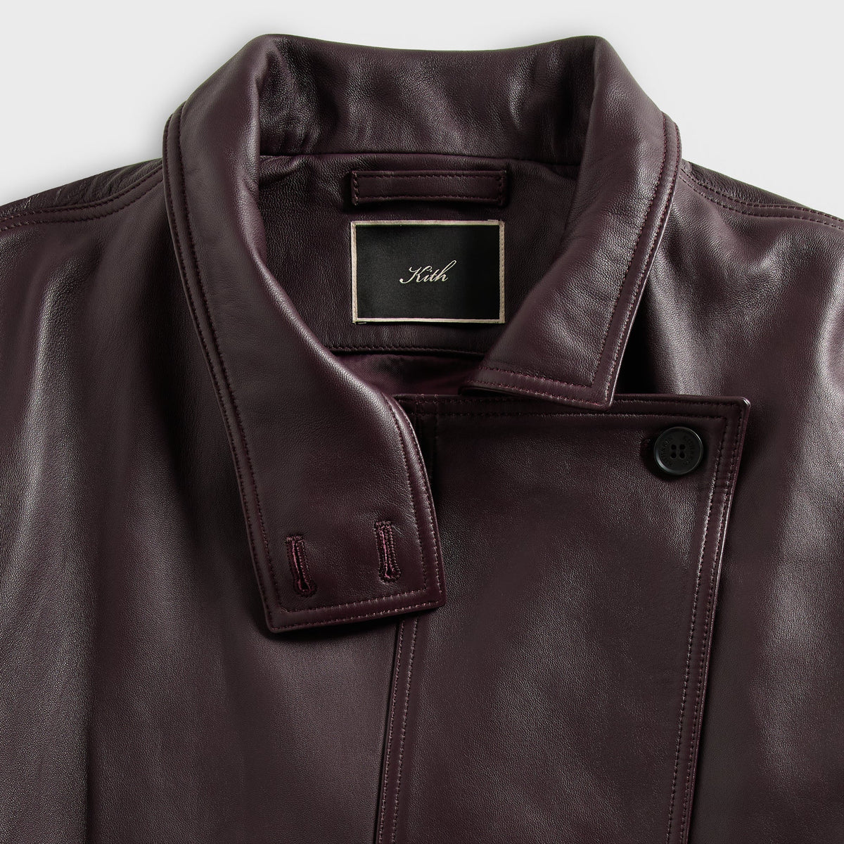 Kith Women Jun Leather Trench Jacket - Essence - PH