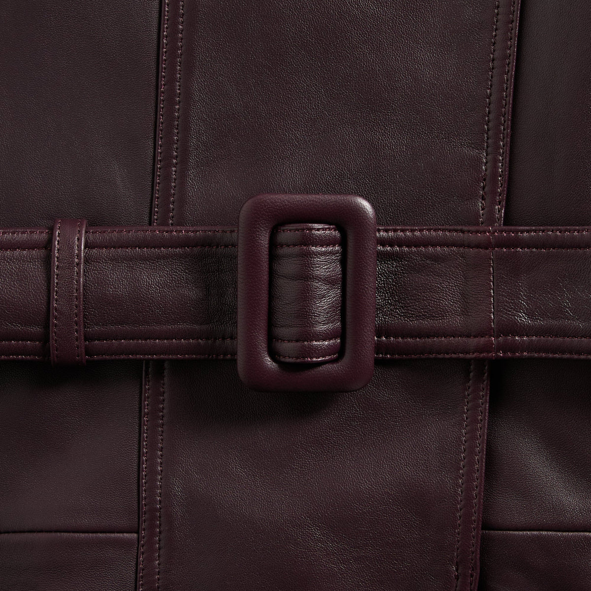 Kith Women Jun Leather Trench Jacket - Essence - PH