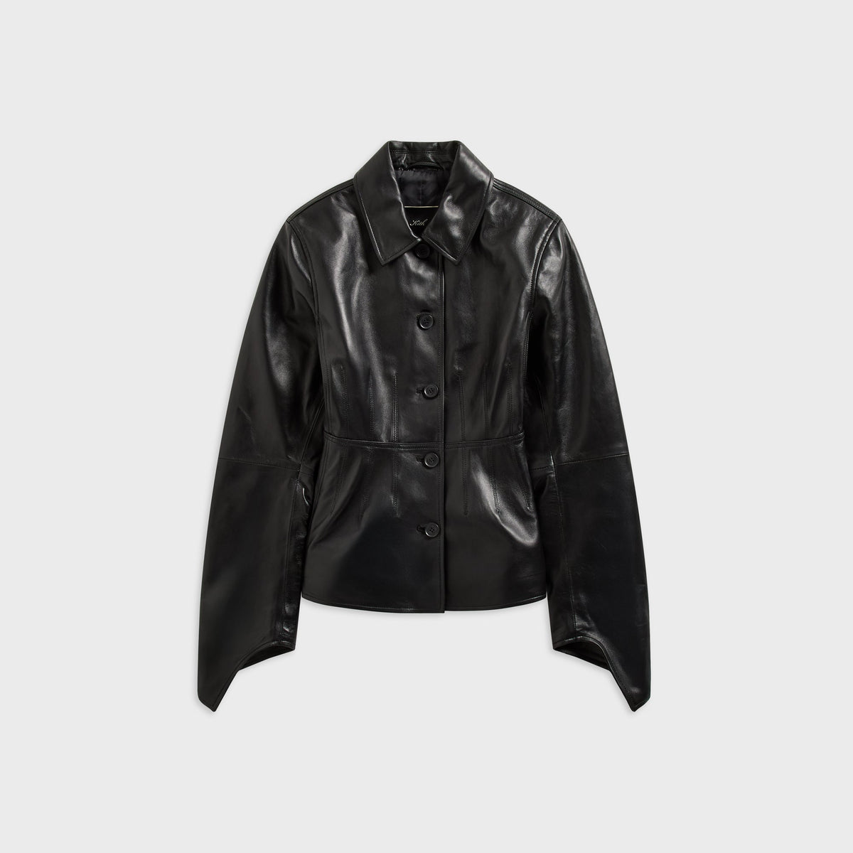 Kith Women Vivien Leather Corset Jacket - Black - PH