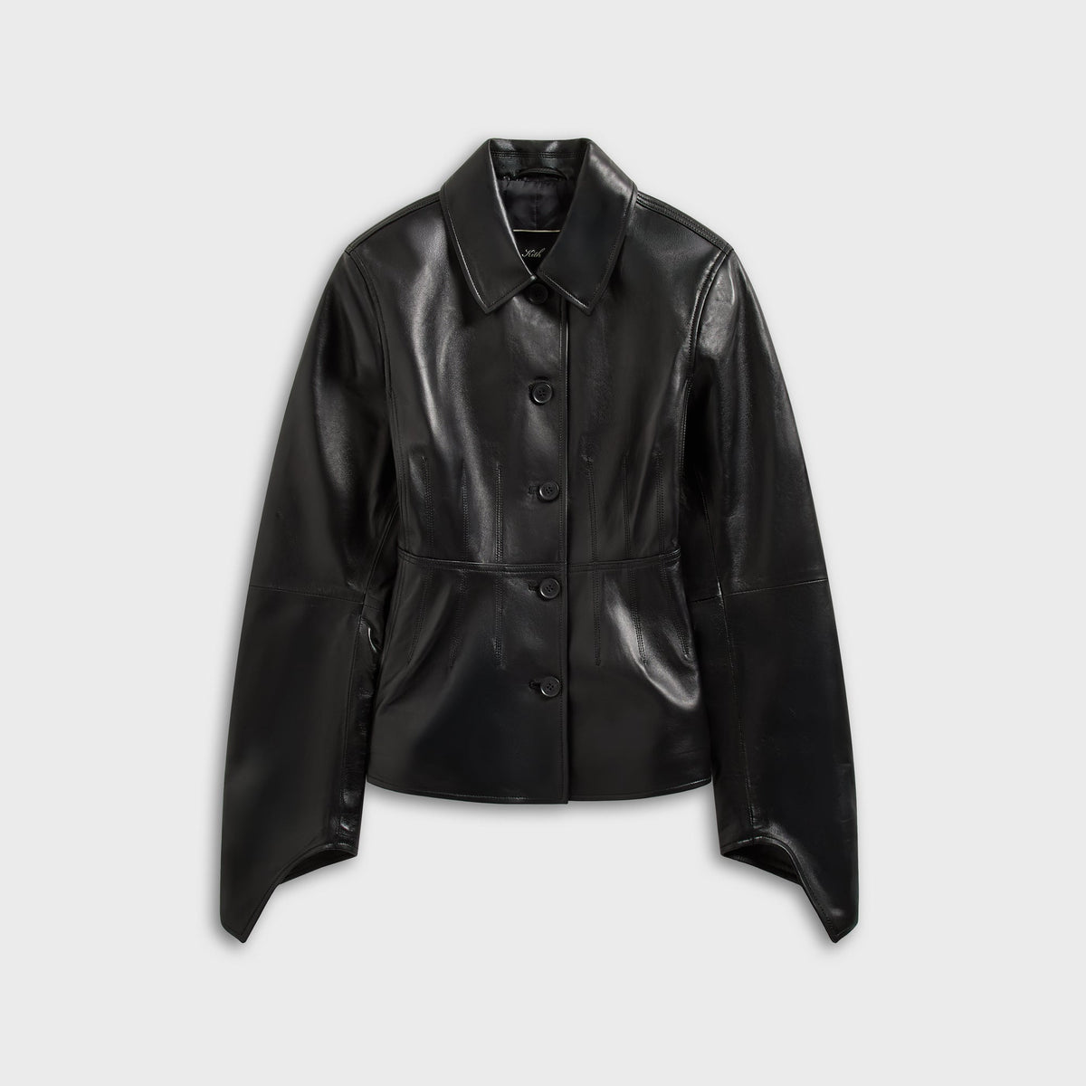 Kith Women Vivien Leather Corset Jacket - Black