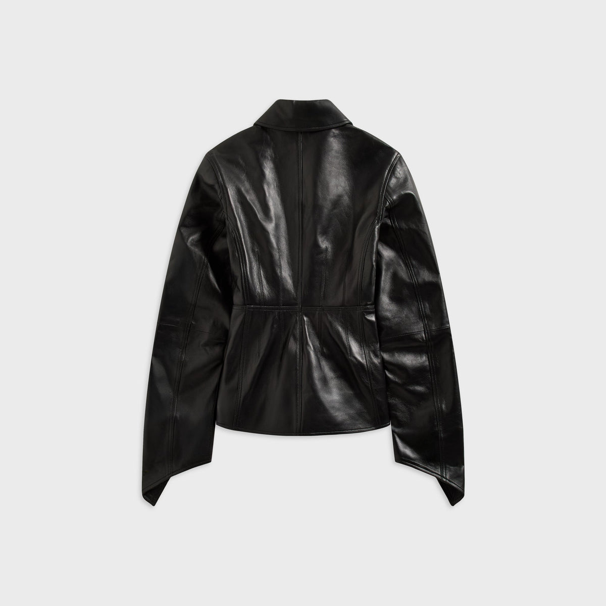 Kith Women Vivien Leather Corset Jacket - Black
