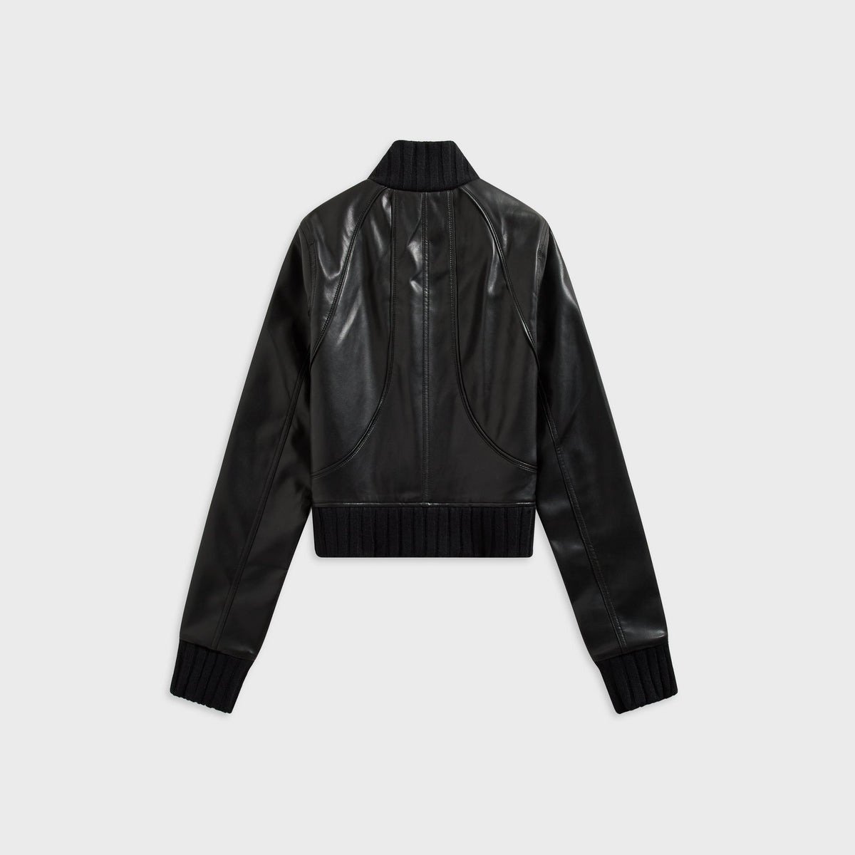 Kith Women Syd Faux Leather Harrington Jacket - Black