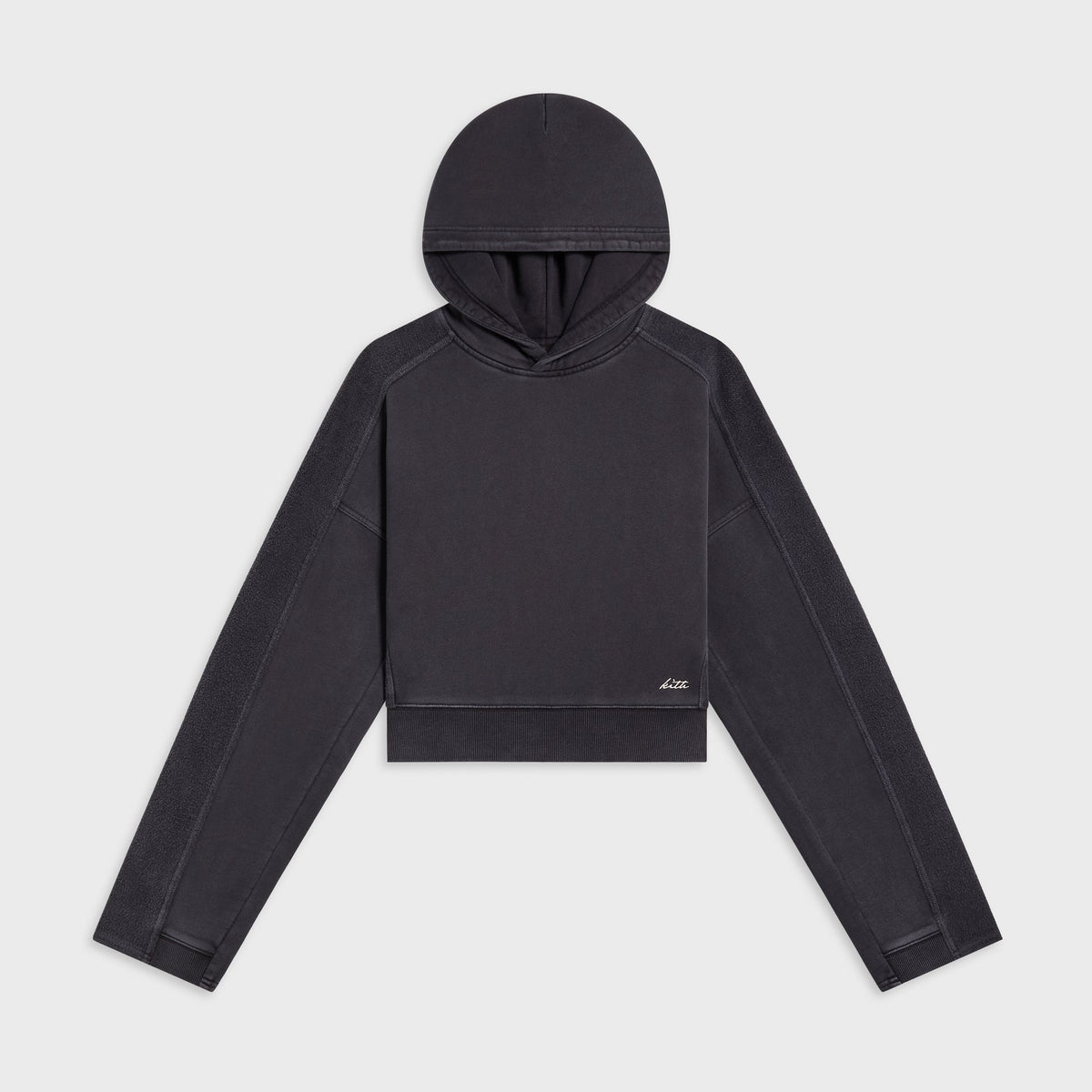 Kith Women Elvina Paneled Hoodie - Black - PH
