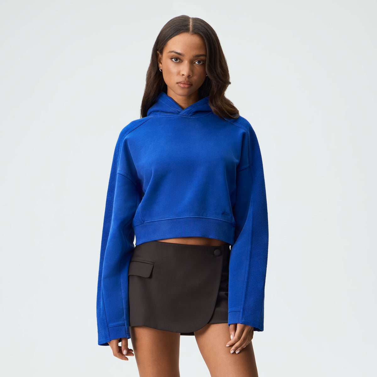 Kith Women Elvina Paneled Hoodie - Cyclone - PH