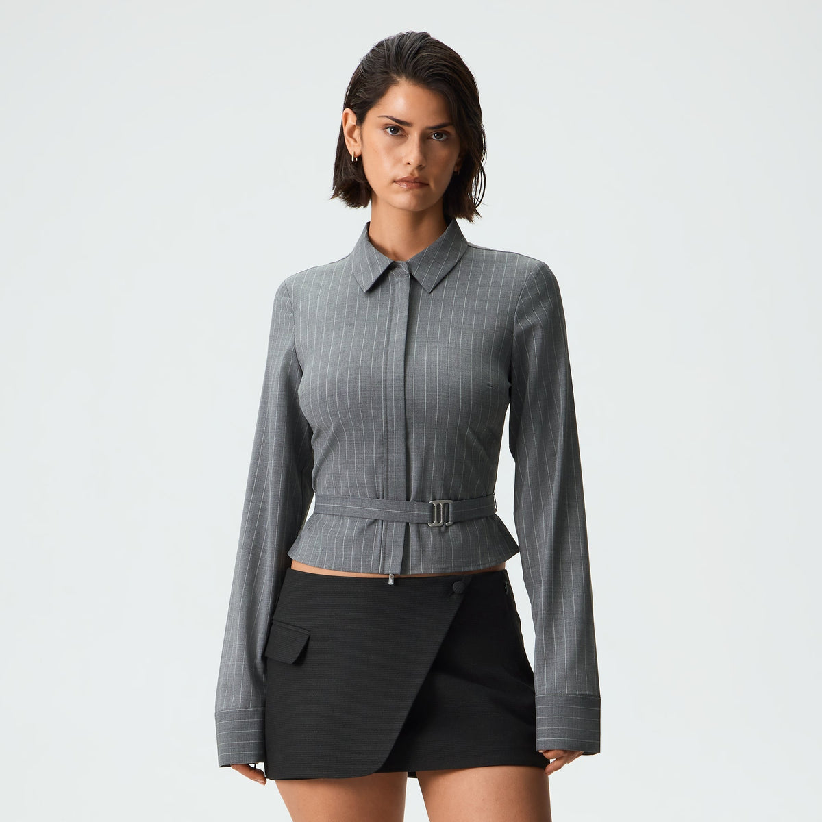 Kith Women Yuki Belted Zip Shirt - Quilt - PH