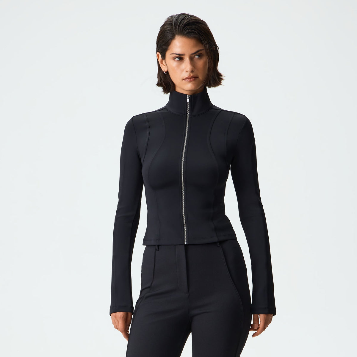 Kith Women Nabi Curved Seam Long Sleeve - Black - PH