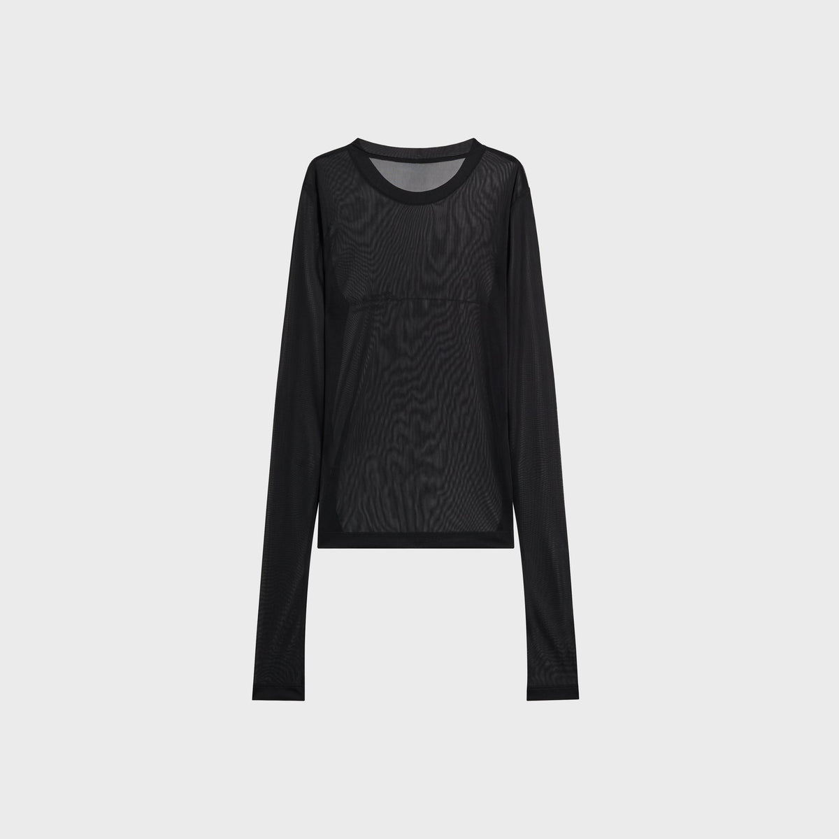 Kith Women Nori Line Mesh Long Sleeve Tee - Black - PH