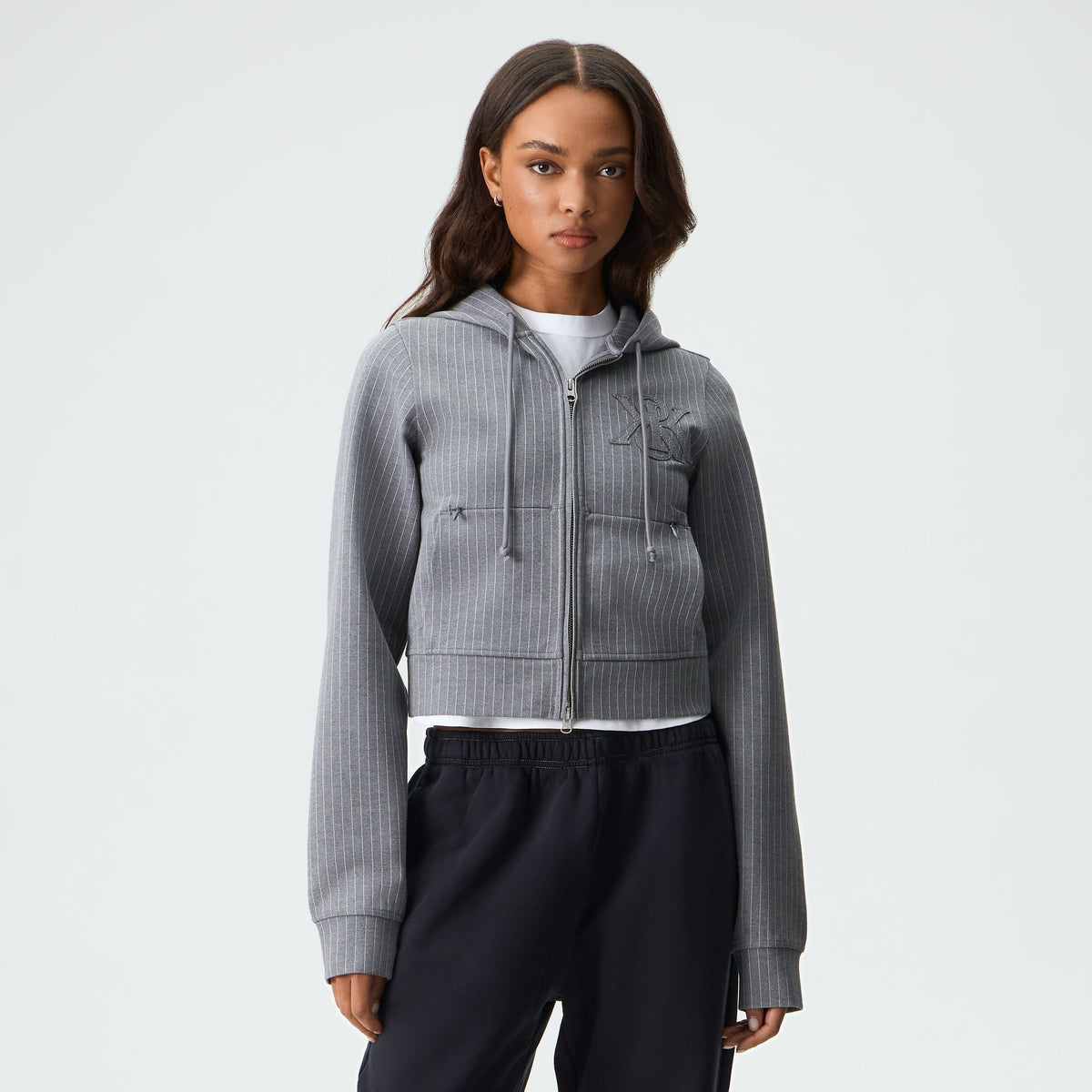 Kith Women Tye Pinstripe Zip Hoodie - Quilt - PH