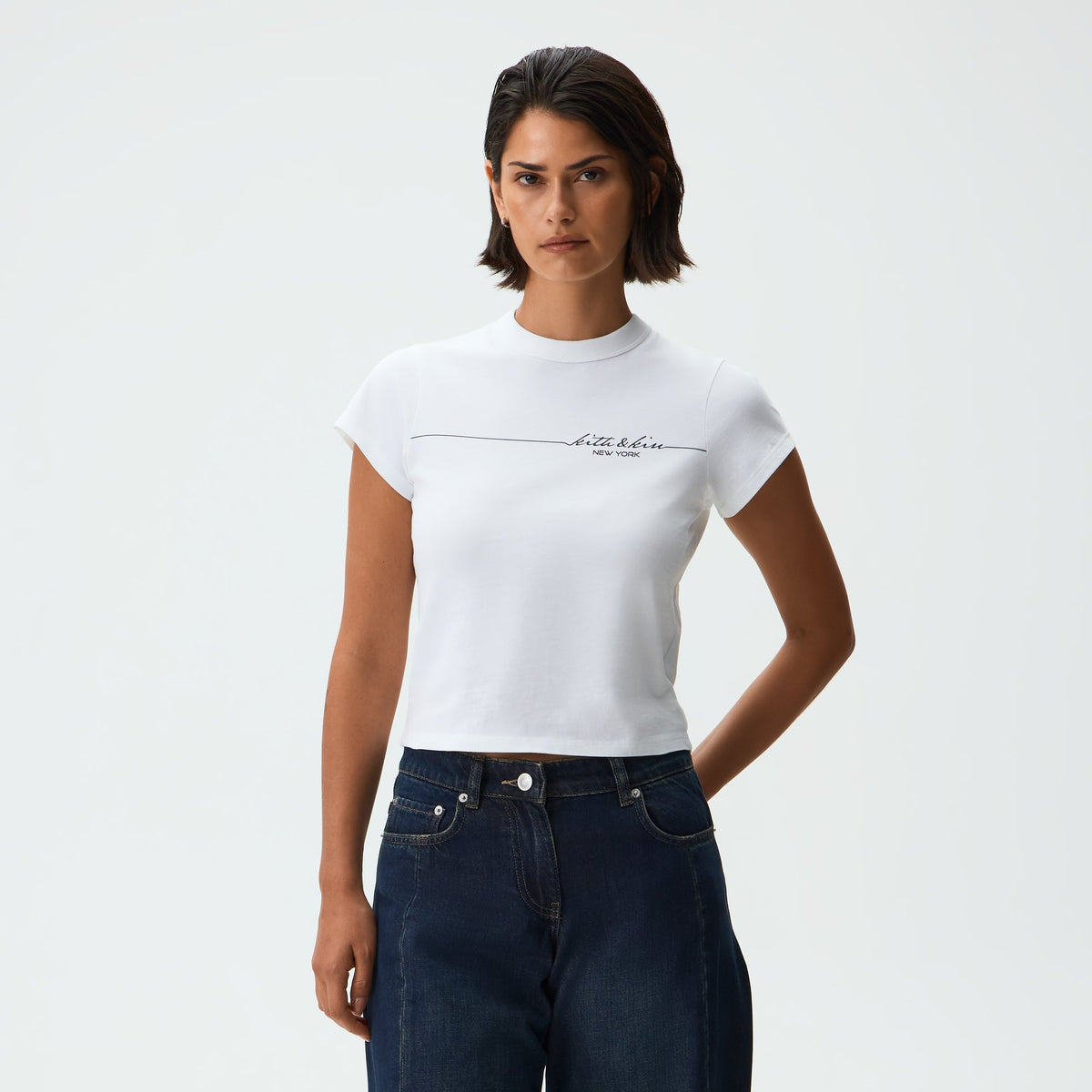 Kith Women Mulberry Vintage Line Tee - White - PH
