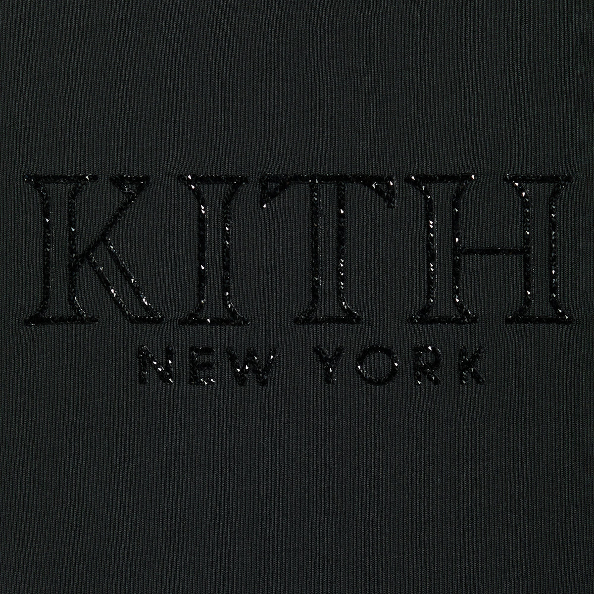 Kith Women Mulberry Vintage Crystal Serif Tee - Black
