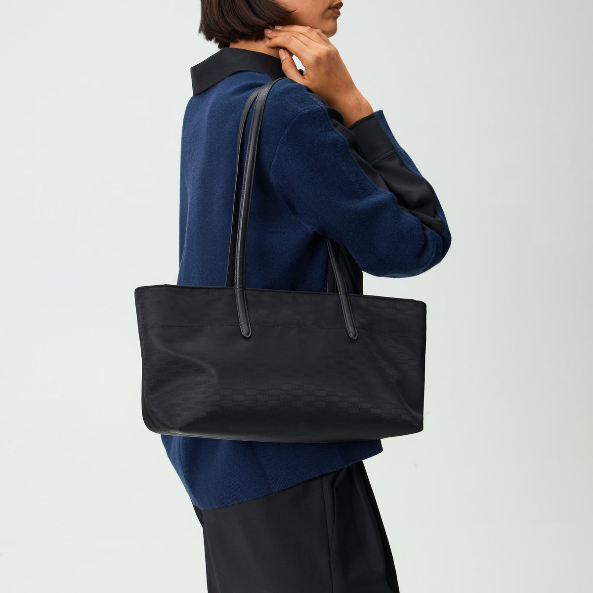 Kith Women Monogram Nylon Eliza Tote - Black