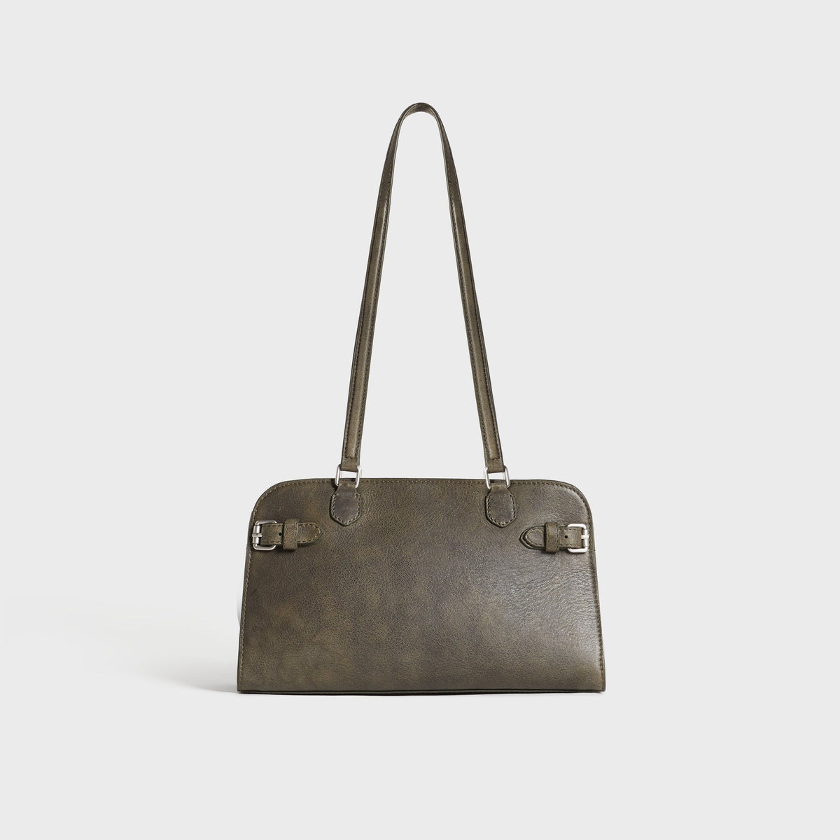 Kith Women Rena Distressed Leather Shoulder Bag - Burnt