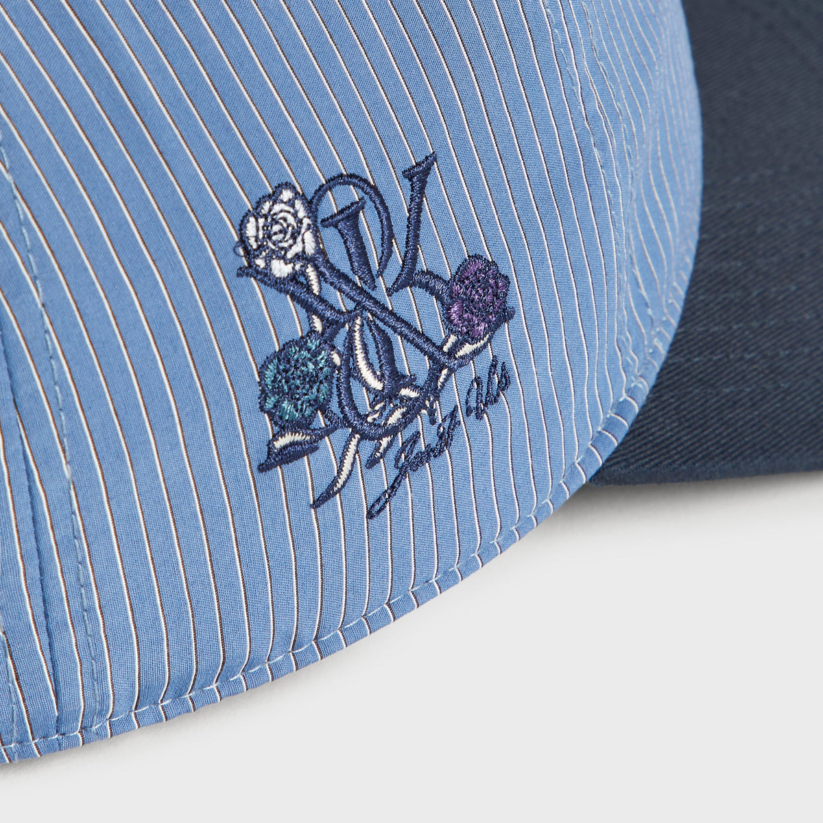 Kith Women Stripe Kith Script Classic Cap - Placid