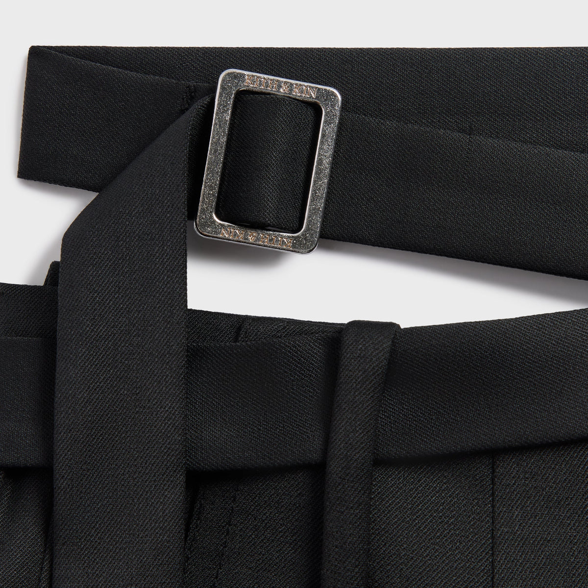 Kith Women Tallis Waist Strap Suiting Trouser - Black - PH