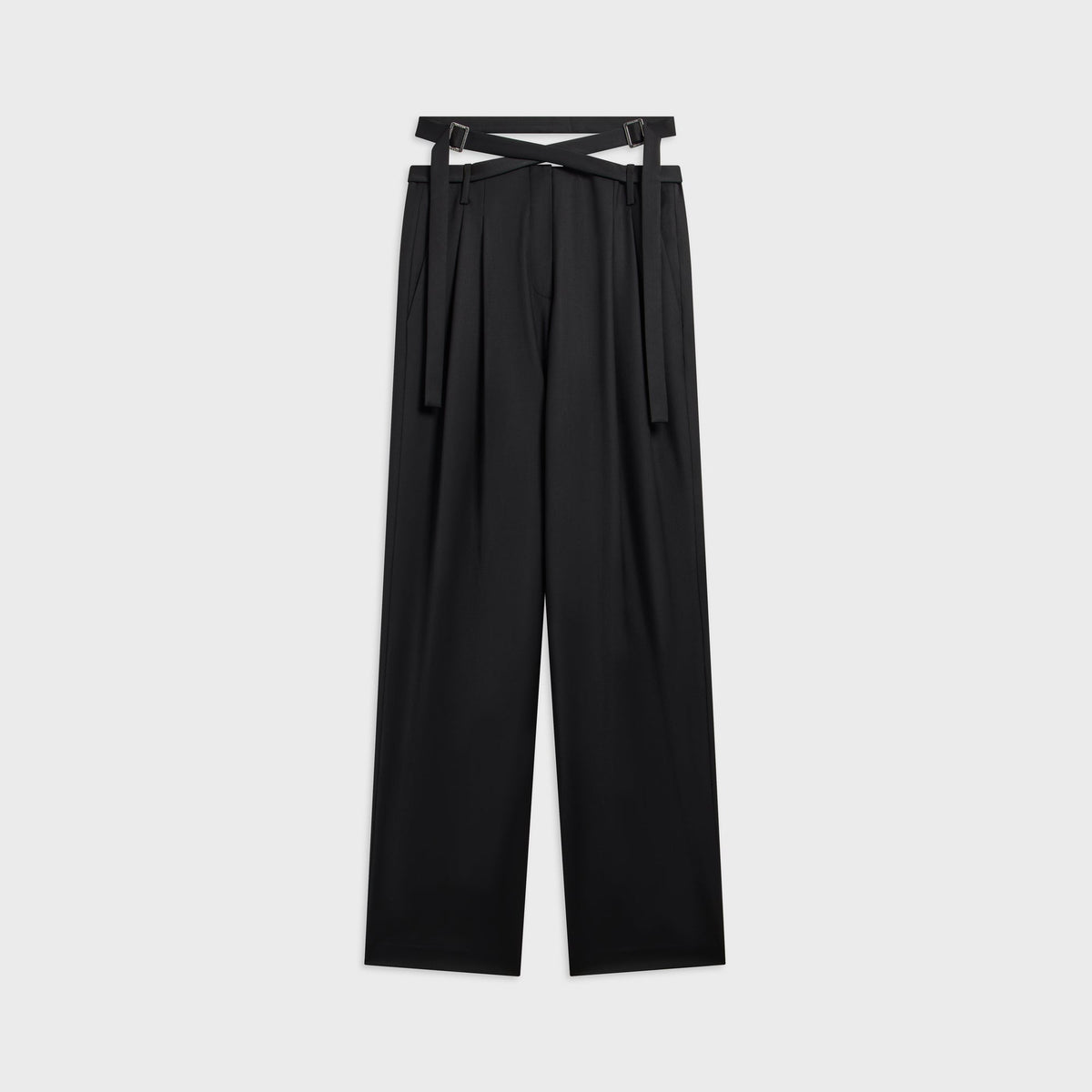 Kith Women Tallis Waist Strap Suiting Trouser - Black - PH