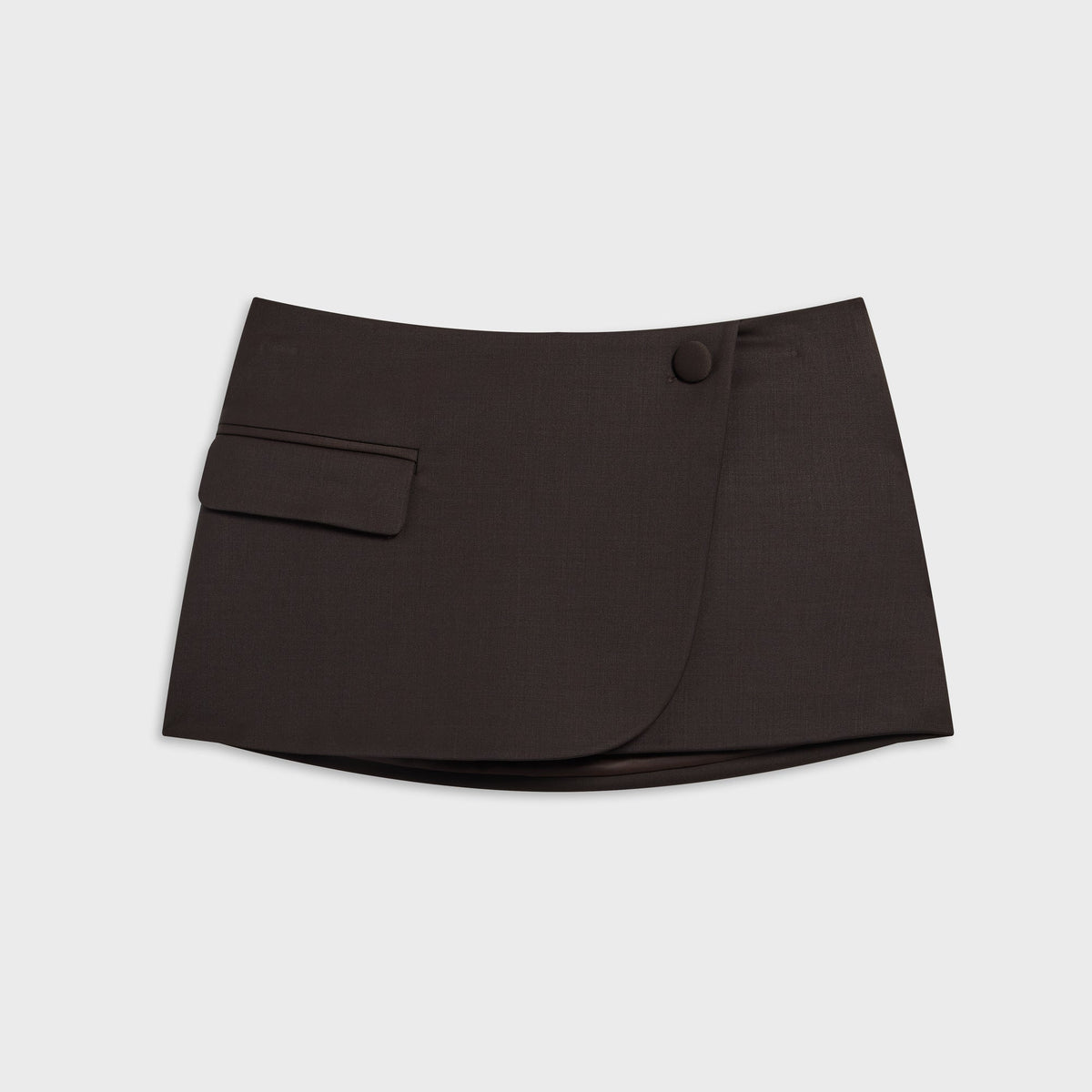 Kith Women Celeste Suiting Micro Wrap Skirt - Incognito - PH