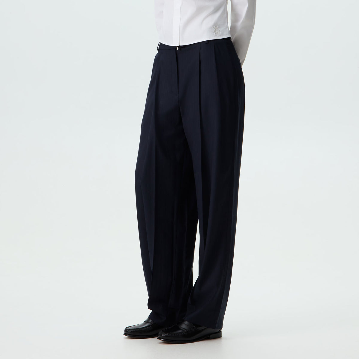 Kith Women Kinsley Pleated Trouser - Nocturnal