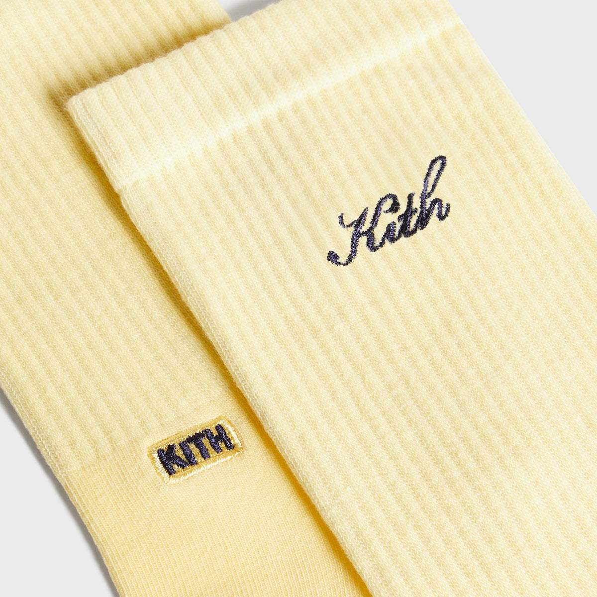 Kith Women Cotton Lightweight 3-Pack Crew Socks - Multi