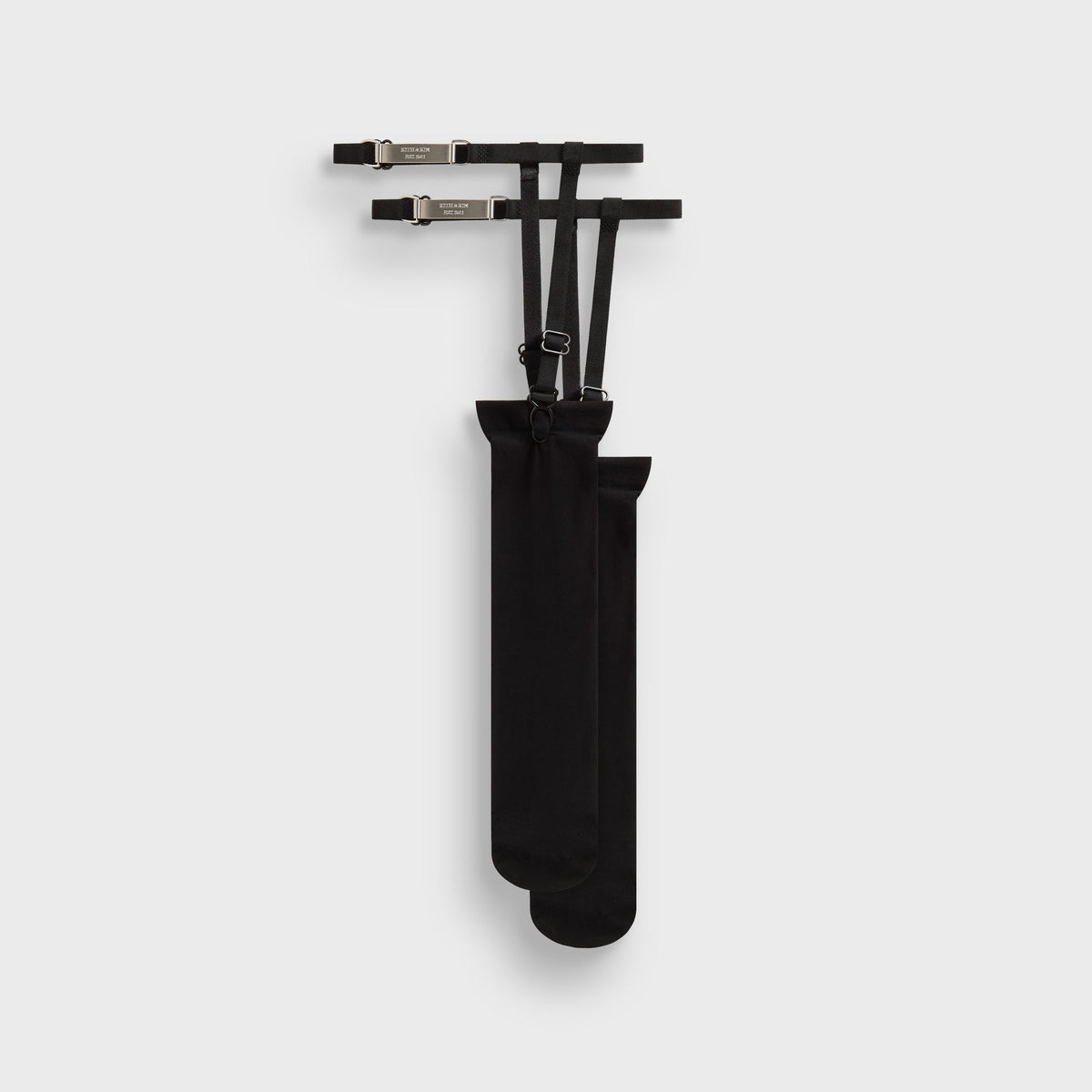 Kith Women Sheer Garter Belt Socks - Black
