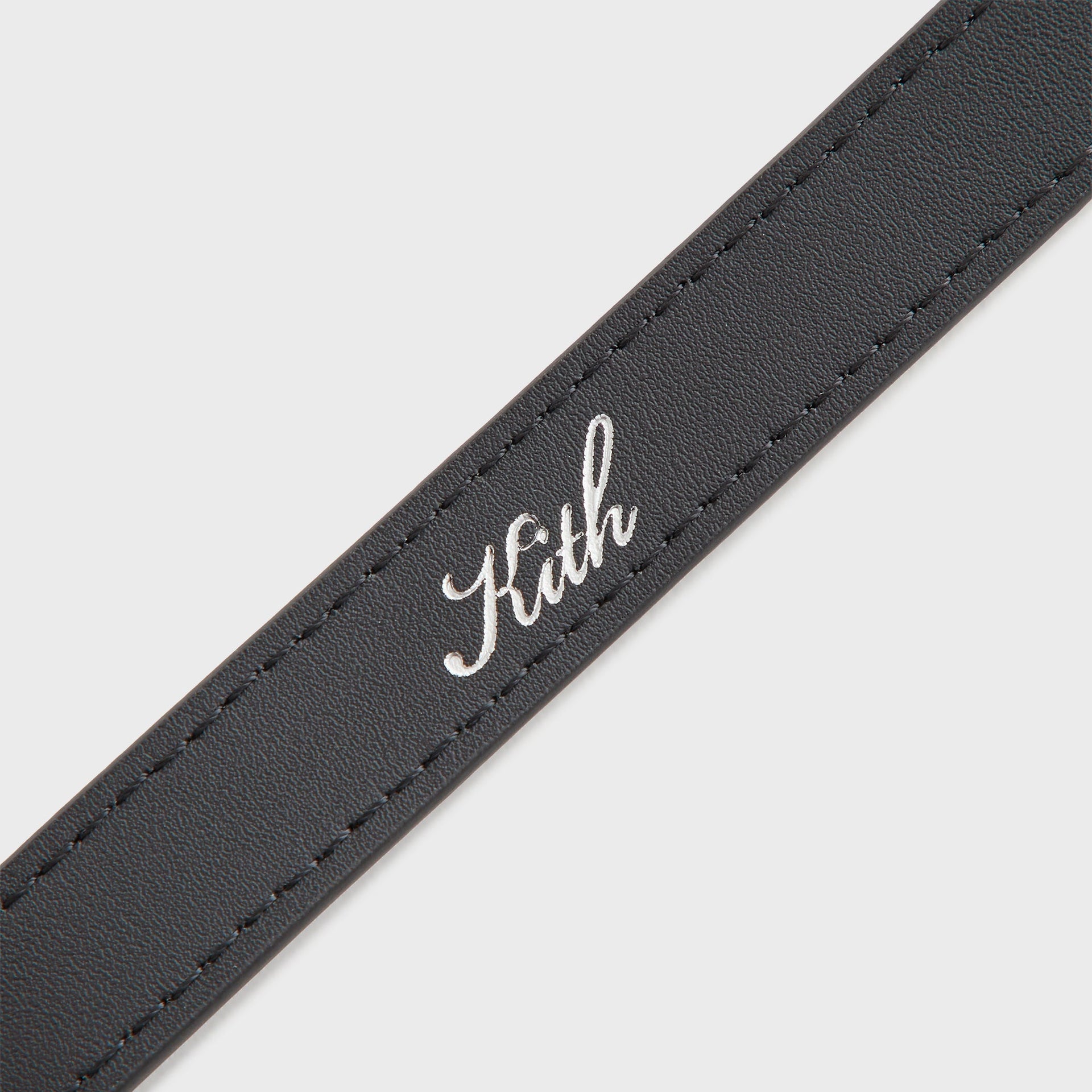 Kith Women Vintage Western Buckle Leather Belt - Black - PH