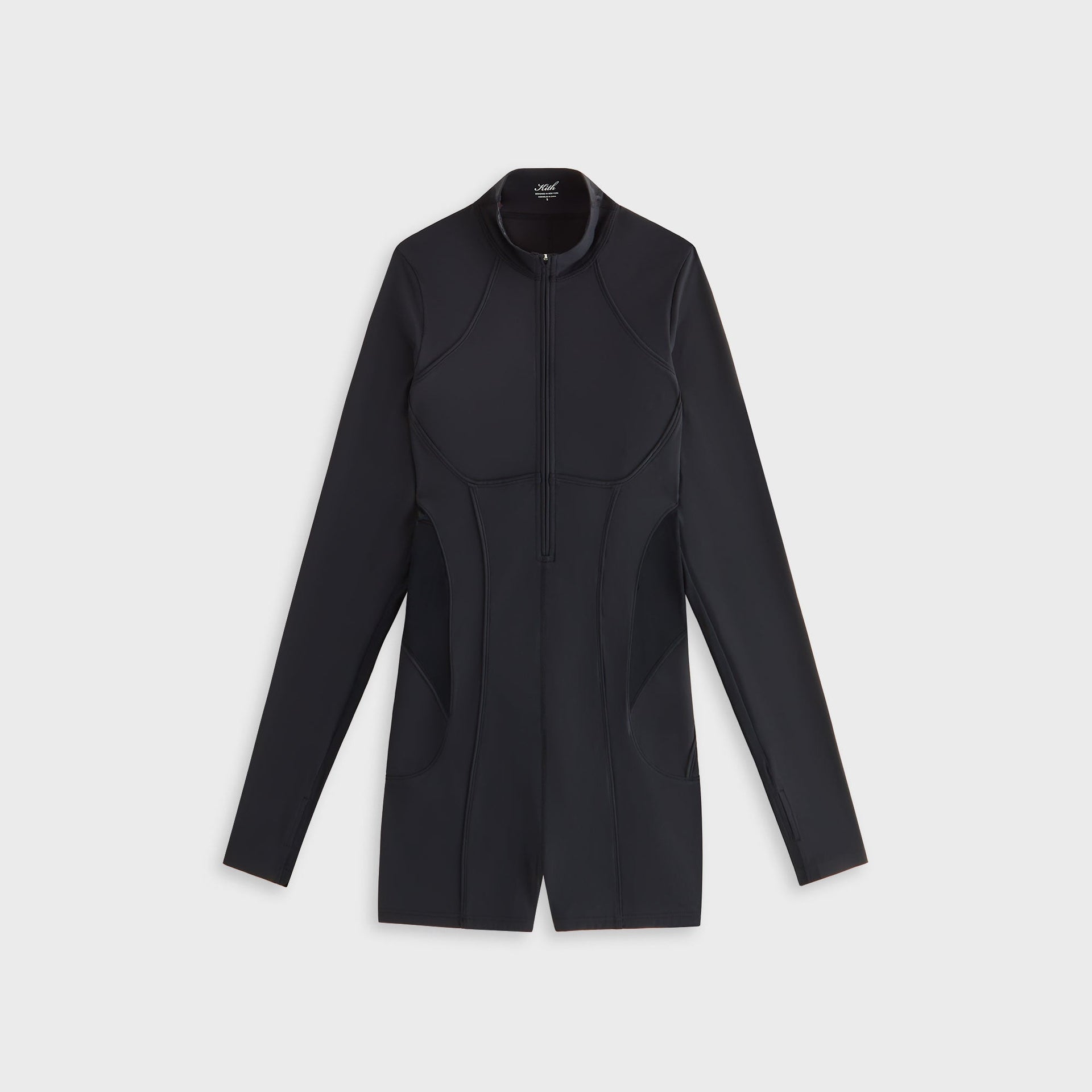 Kith Women Hani Active Long Sleeve Romper - Black - PH