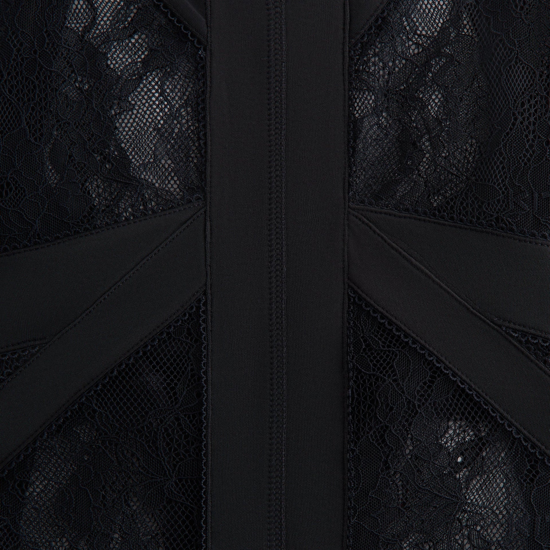 Lisa for Kith Women Vier Lace Paneled Bodysuit - Black