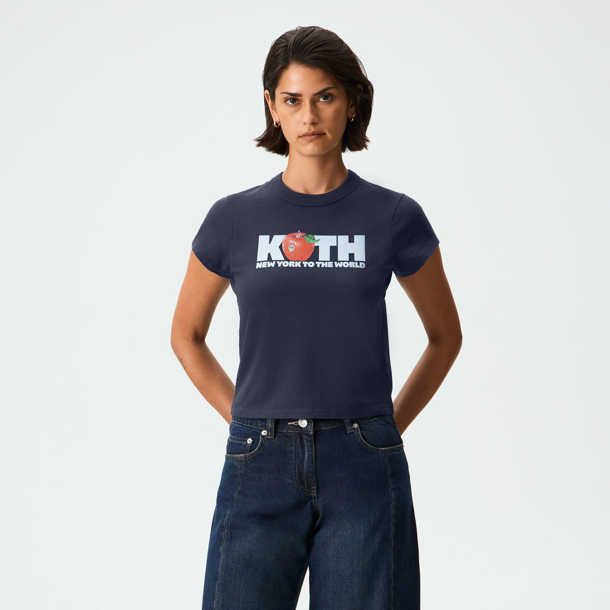 Kith Women Mulberry Vintage Apple Tee - Placid - PH