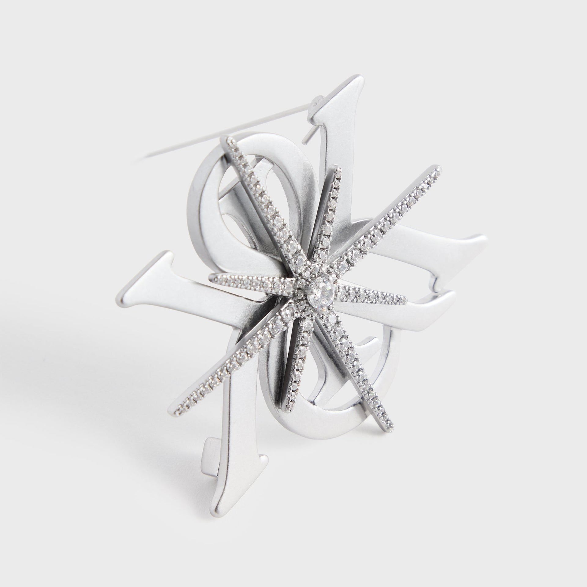 Lisa for Kith Women Crest Brooch - Silver