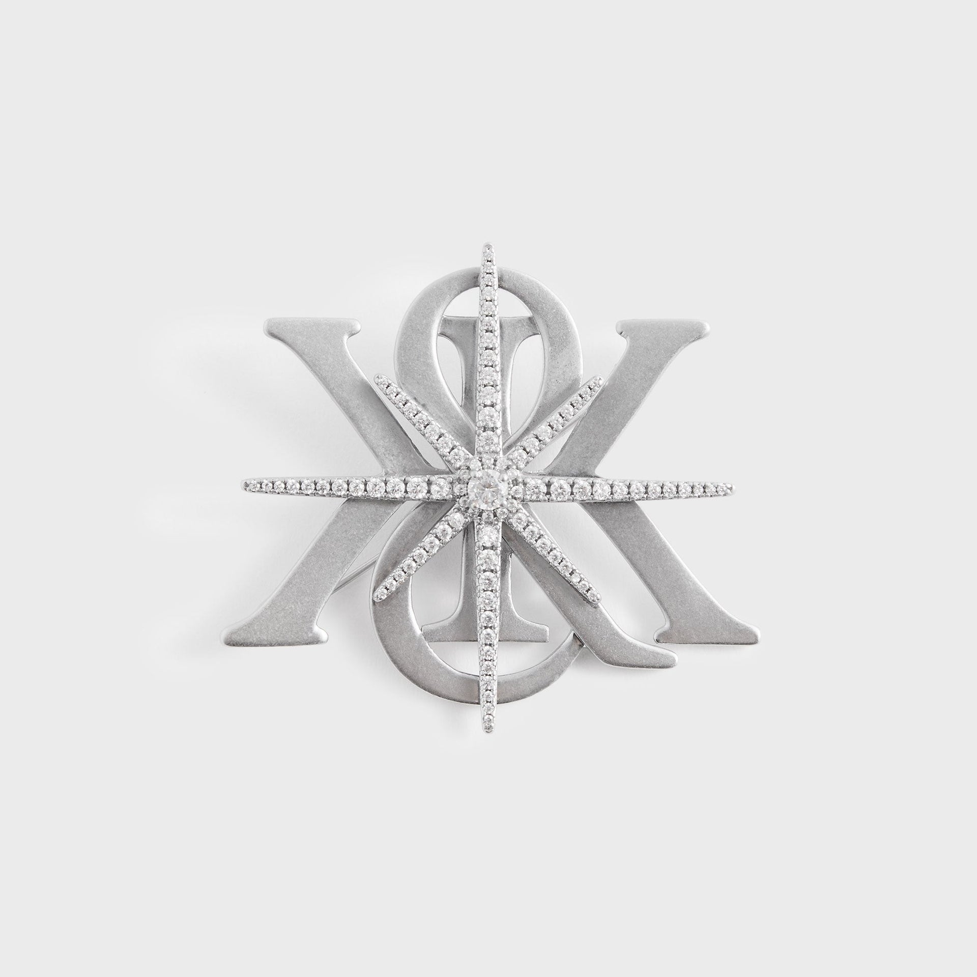 Lisa for Kith Women Crest Brooch - Silver