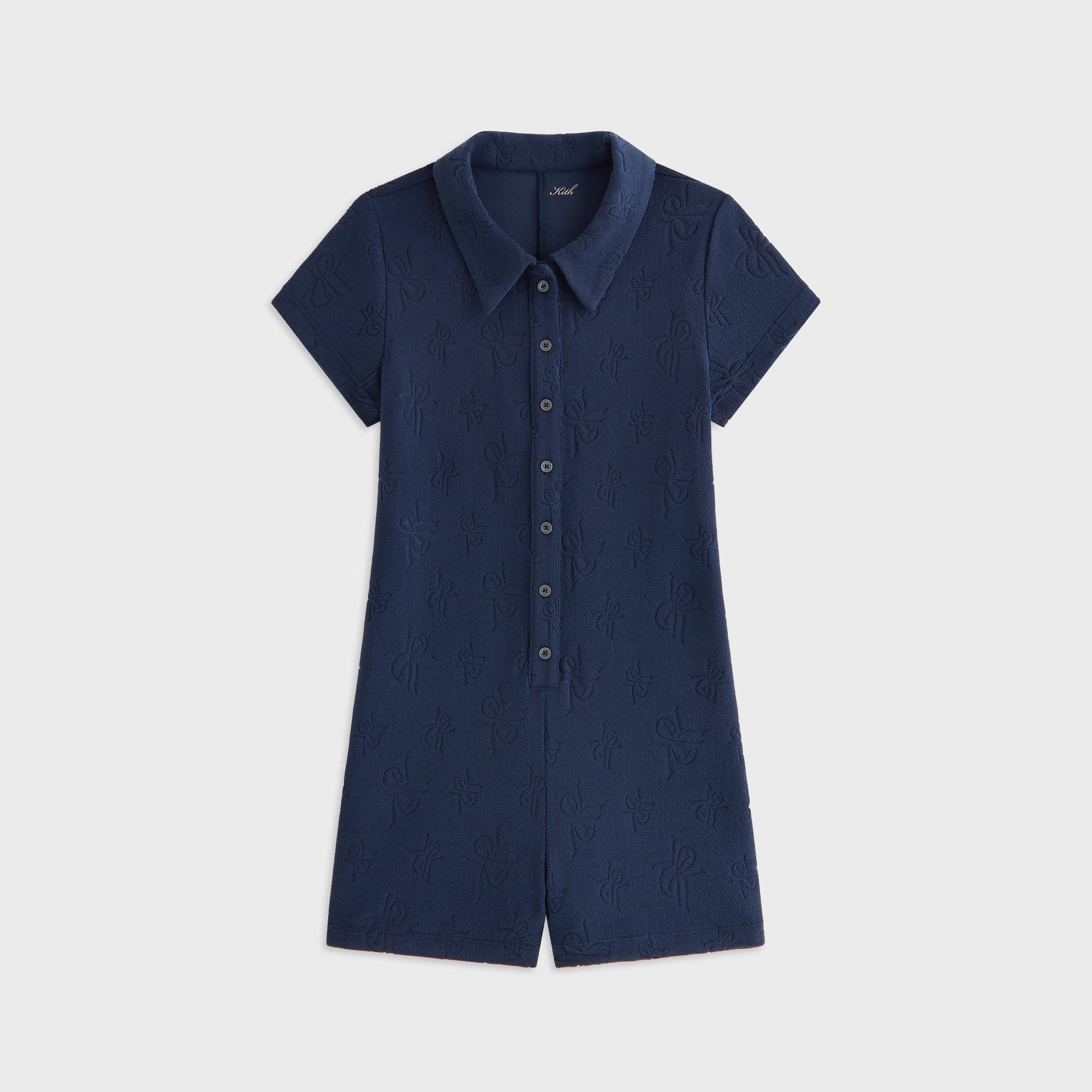 Kith Women Rylee Crest Towel Terry Romper - Nocturnal