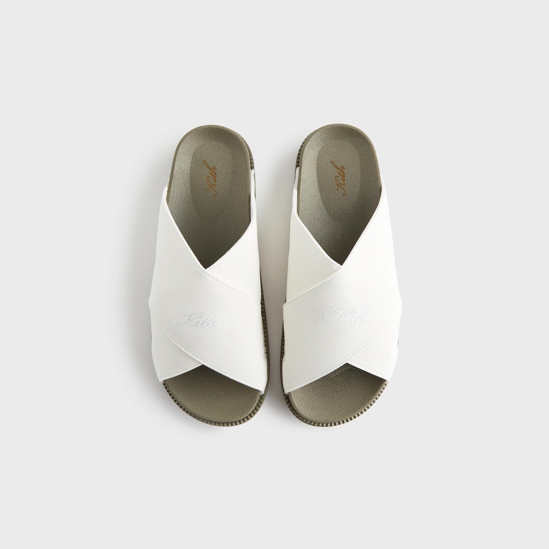 Kith Women Criss Cross Slides - Silk
