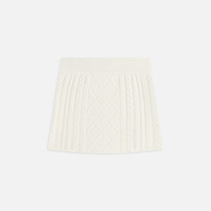 Kith Women Ember Cable Knit Mini Skort - Sandrift