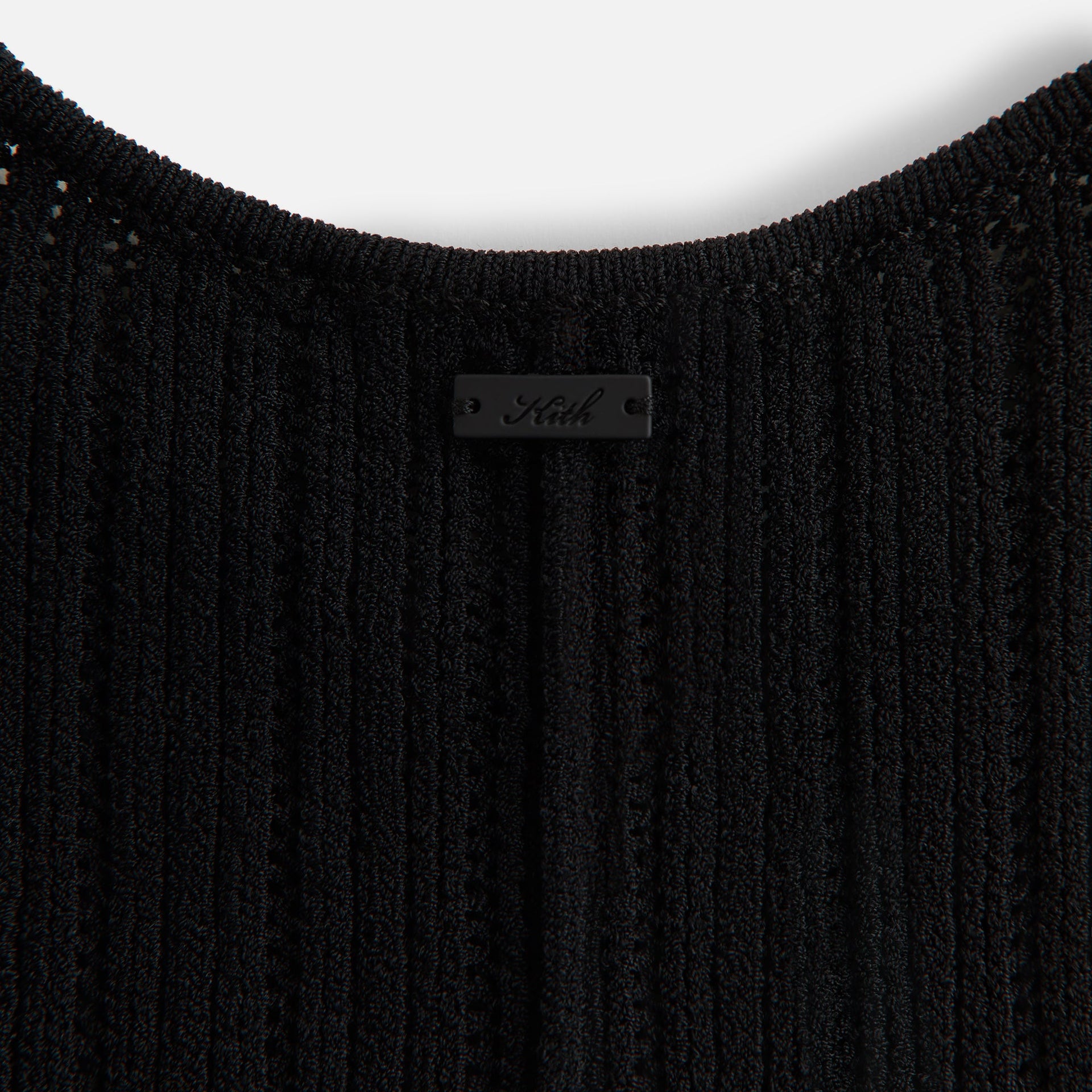 Kith Women Camille Pointelle Knit Maxi - Black