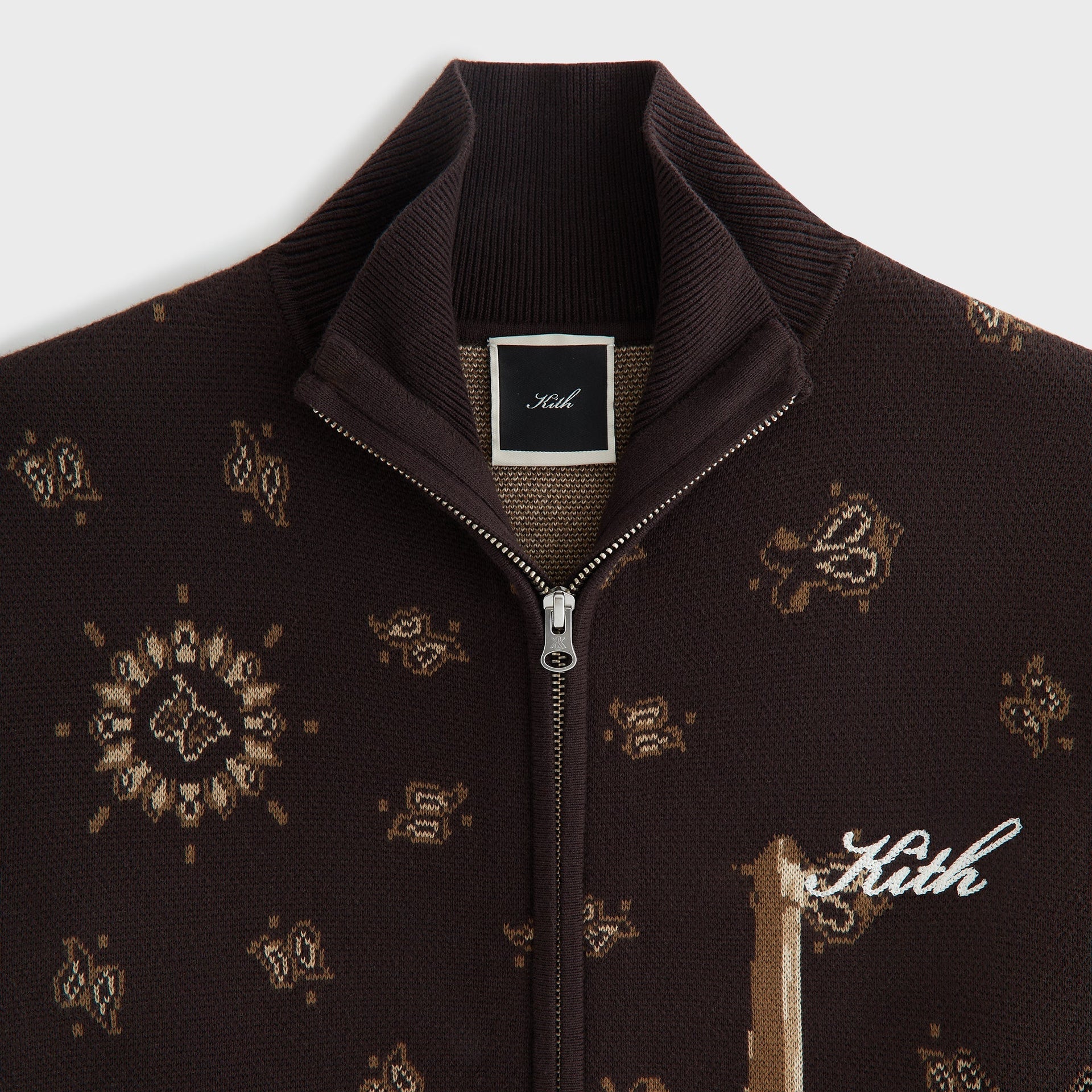Kith Women Oversized Wyler Desert Full Zip Sweater - Incognito - PH