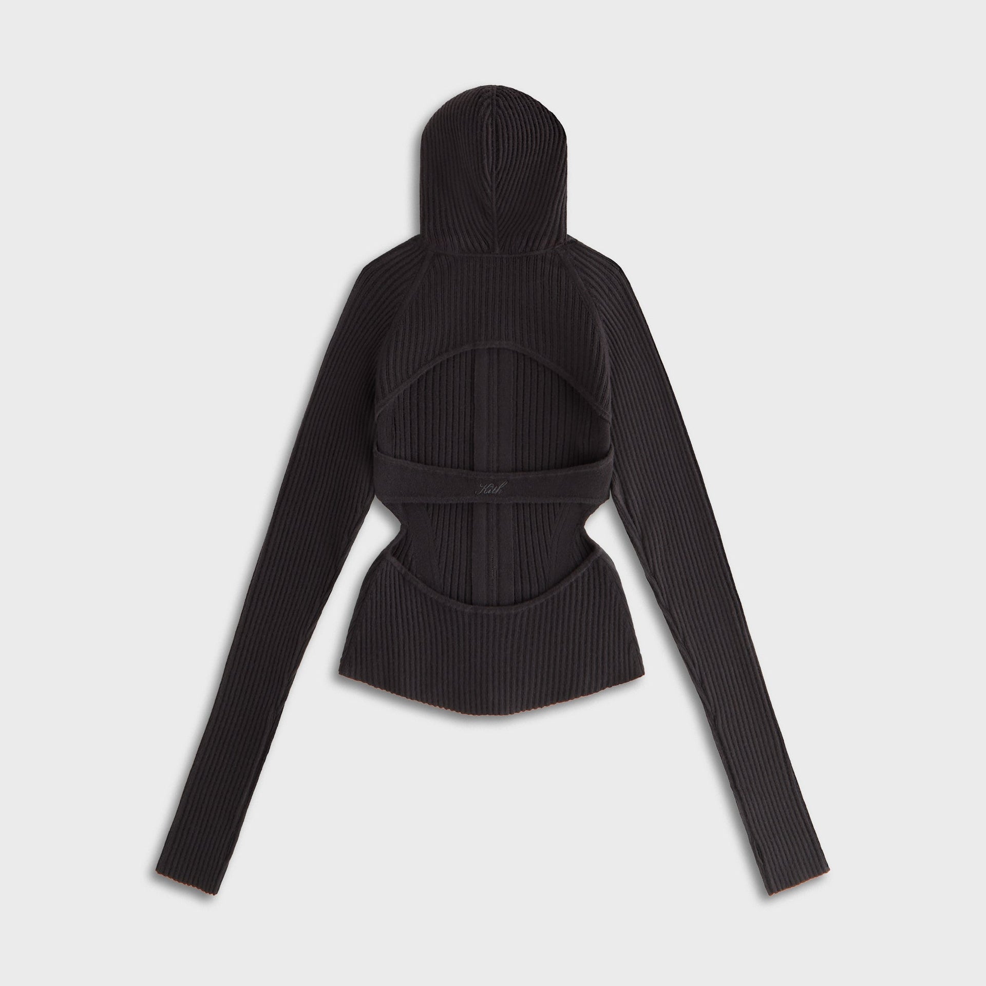 Kith Women Mina Backless Sweater Hoodie - Hematite - PH