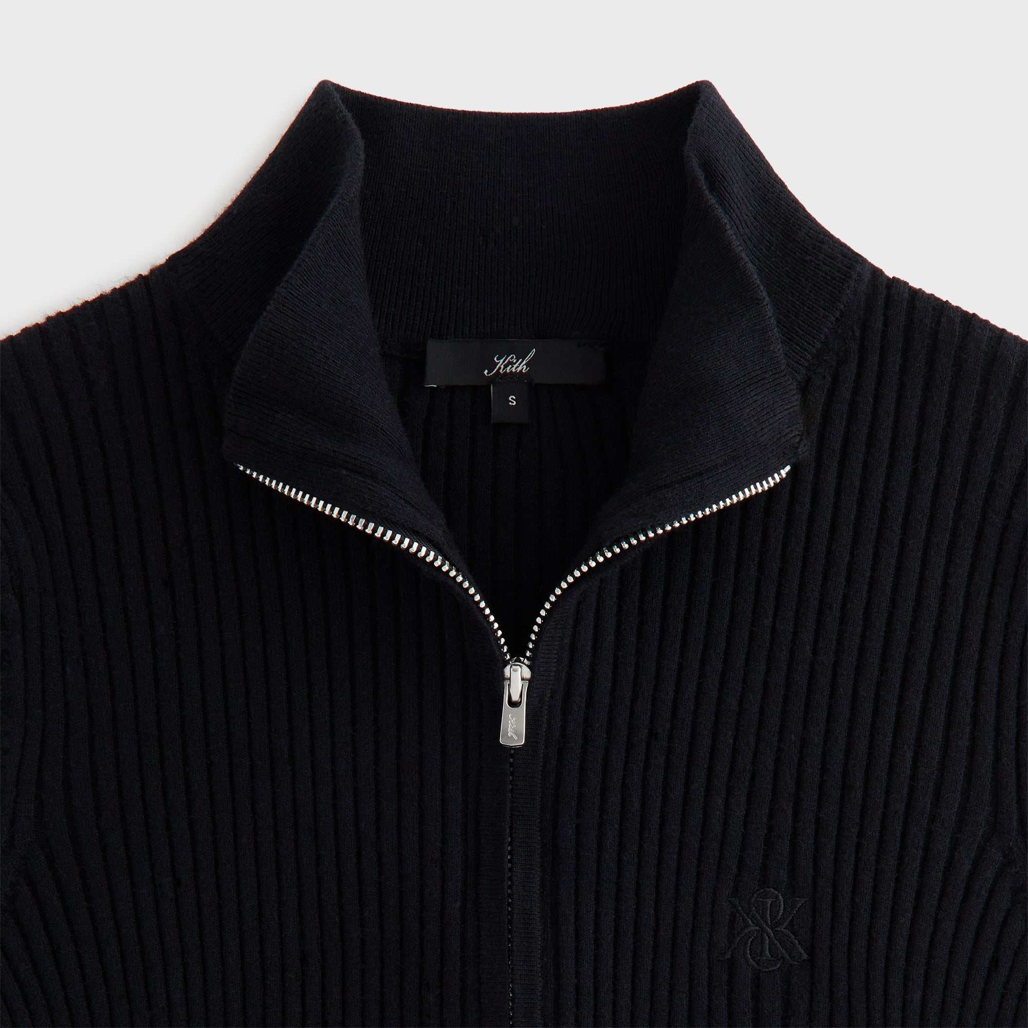 Kith Women Ina Sweater Track Zip - Black – Kith Canada