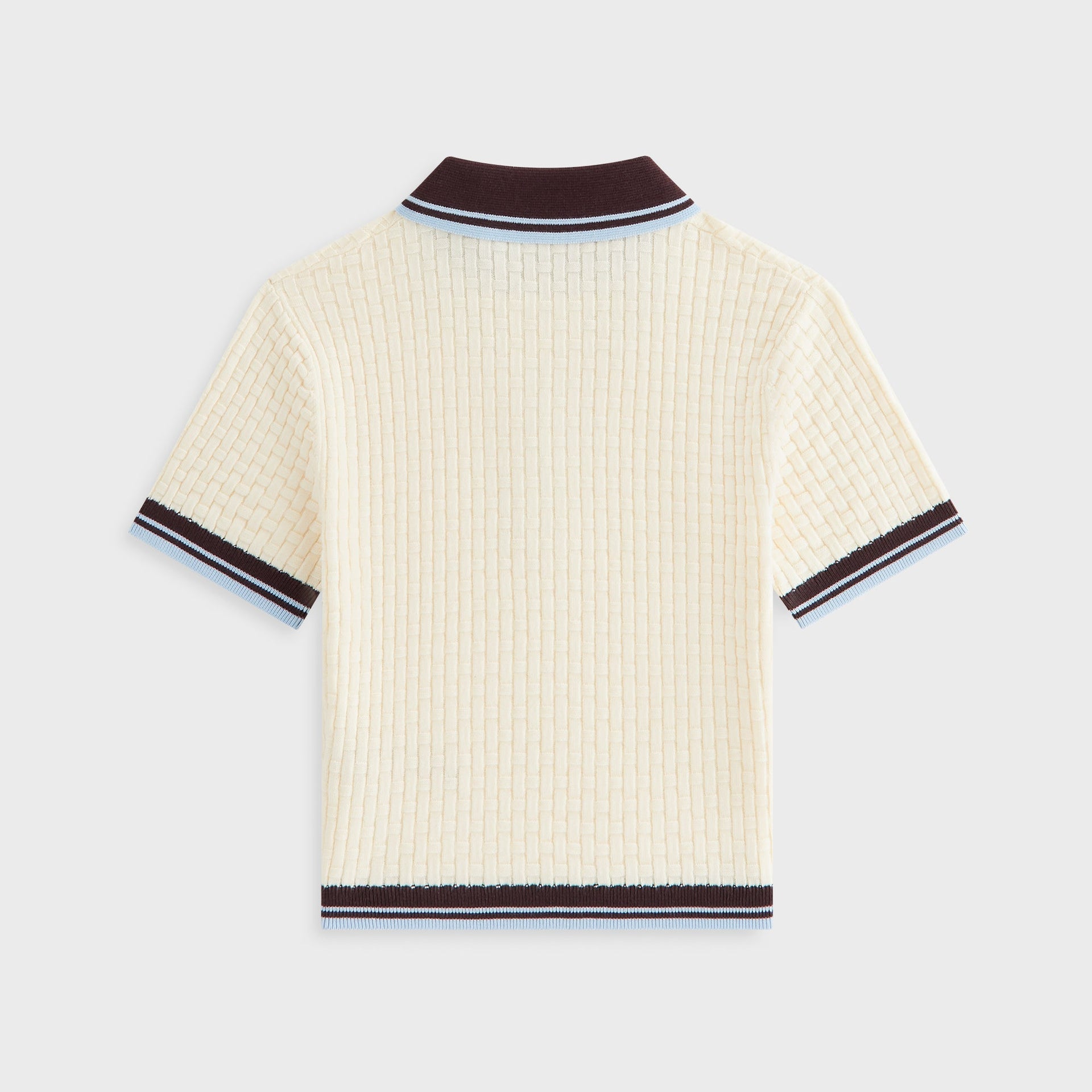 Kith Women Taylen Basketweave Sweater Polo - Nano