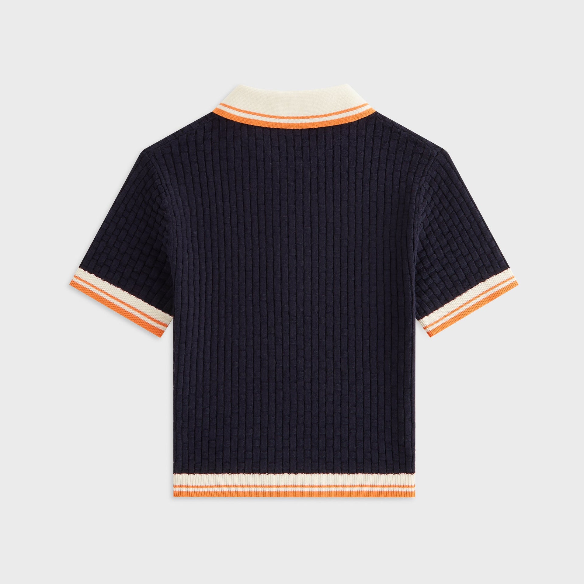 Kith Women Taylen Basketweave Sweater Polo - Ink