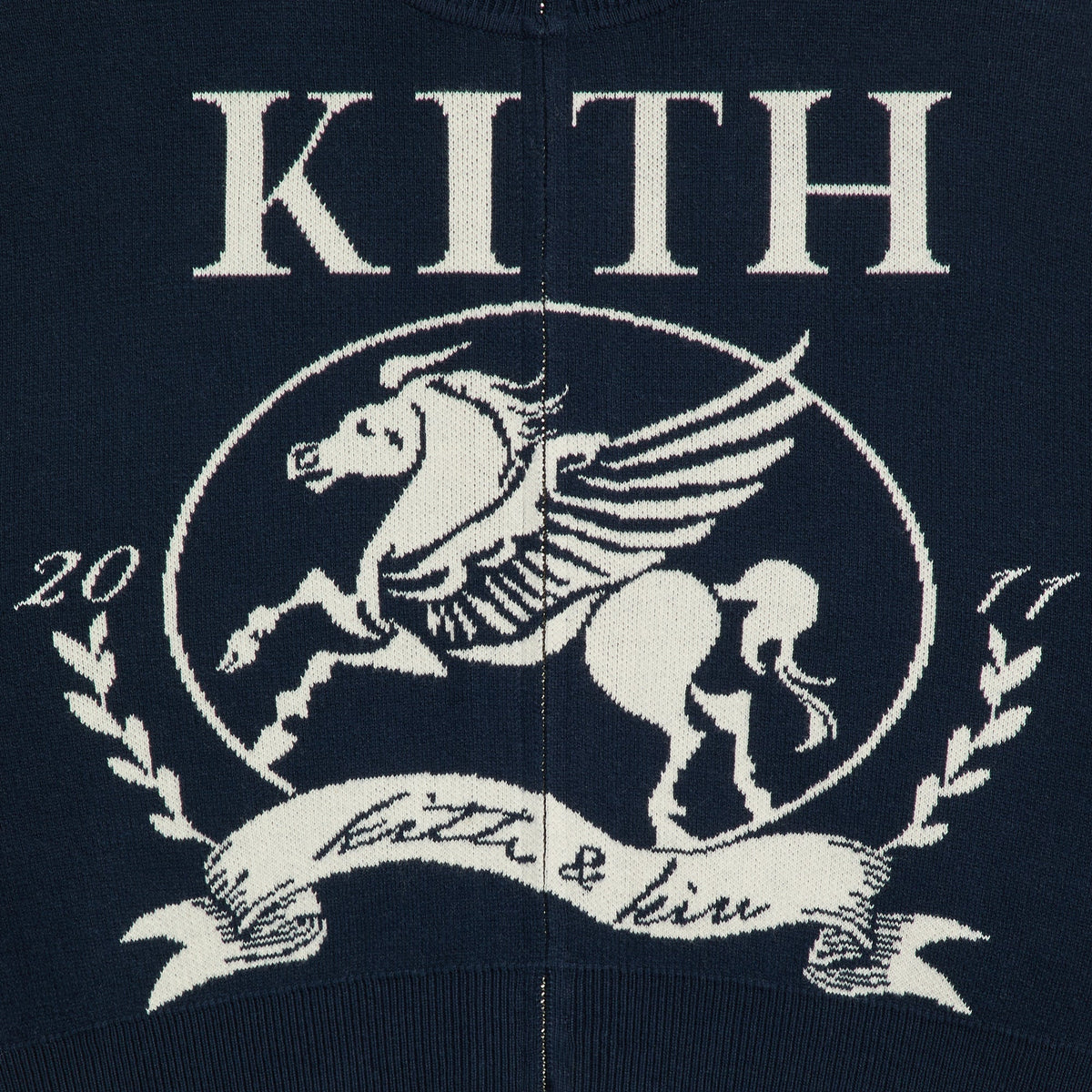 Kith Women Cropped Wyler Full Zip Pegasus Sweater - Placid - PH