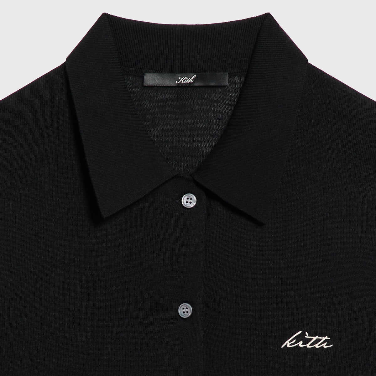 Kith Women Sera Polo Cardigan - Black - PH