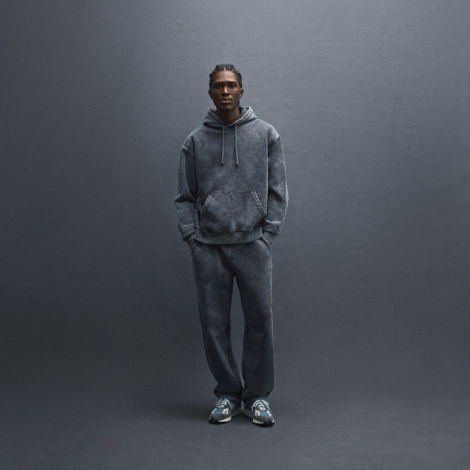 Kith 101 Sueded Fleece Elmhurst Sweatpant - Nightfall